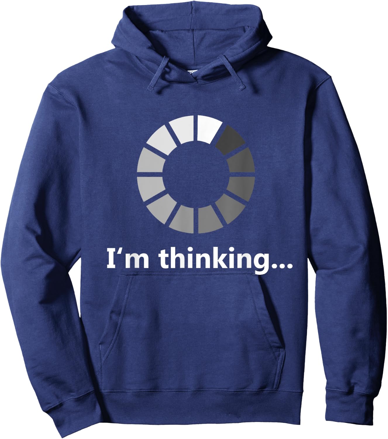 Funny Programmer I'm Thinking Hoodie - Hoodie | Navy