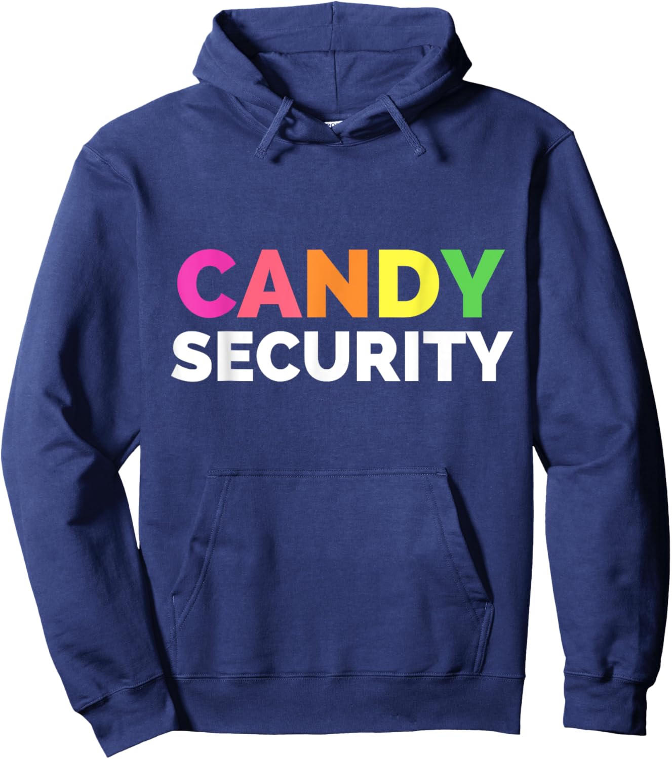 Funny Candy Security Halloween Costume Hoodie - Hoodie | Navy