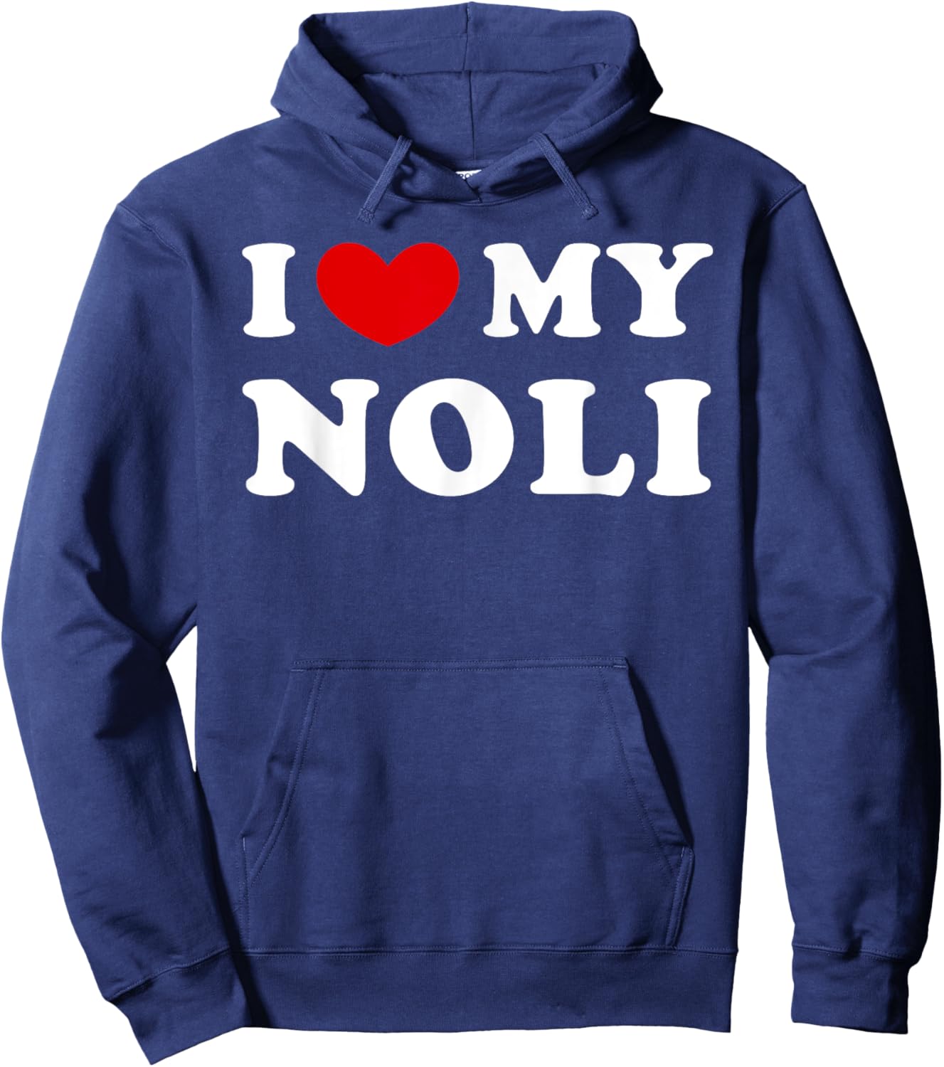 I Love My Noli, I Heart My Noli Hoodie - Hoodie | Navy