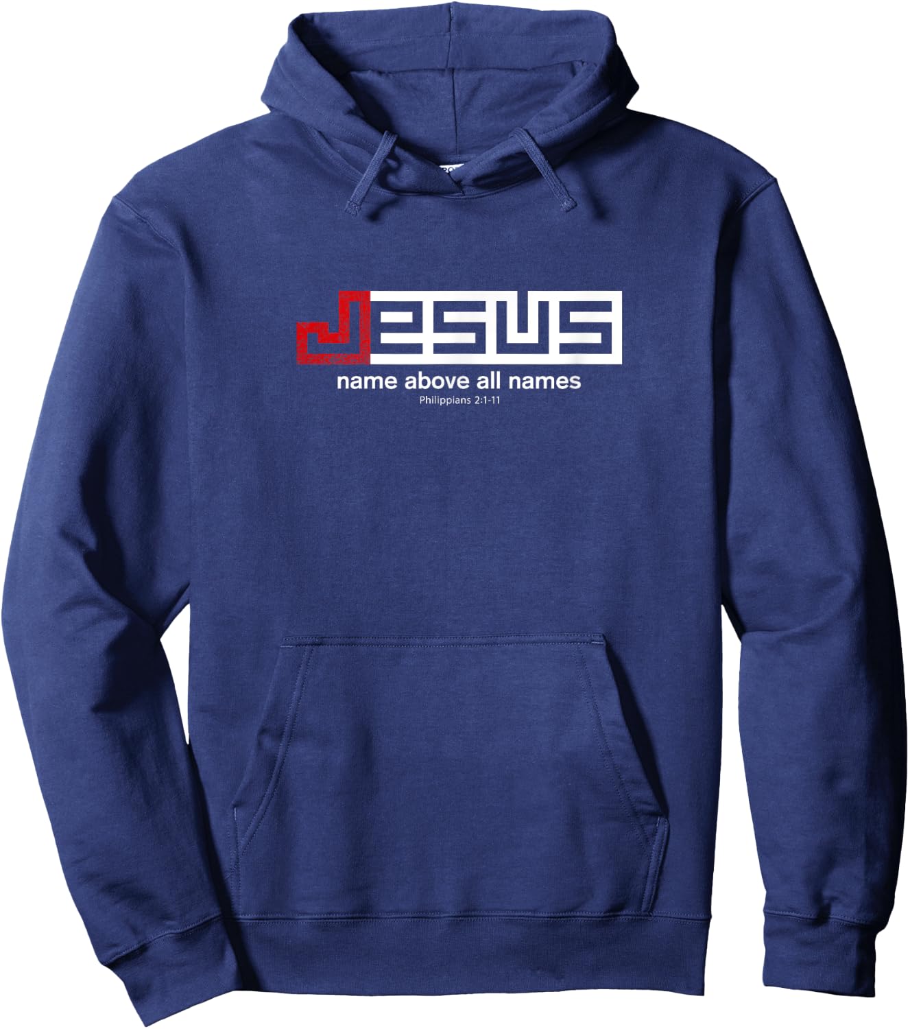 JESUS Name Above All Names Hoodie - Hoodie | Navy