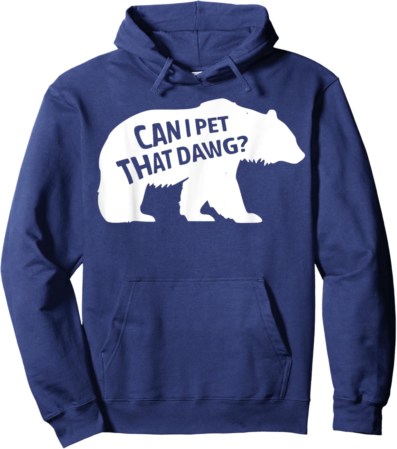 Can I Pet That Dog Funny Dawg Meme Funny Dog Hoodie - Hoodie | Navy