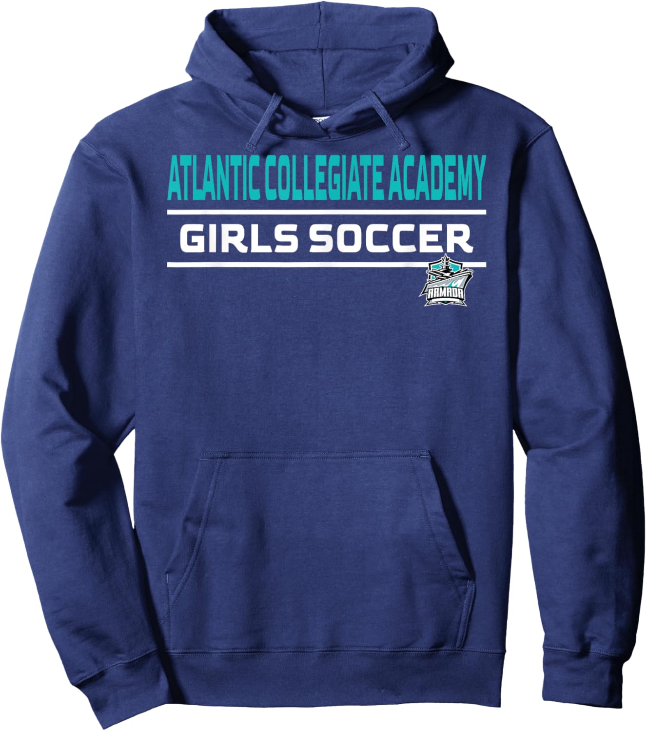 Atlantic Collegiate Academy Armada Girls Soccer Hoodie - Hoodie | Navy