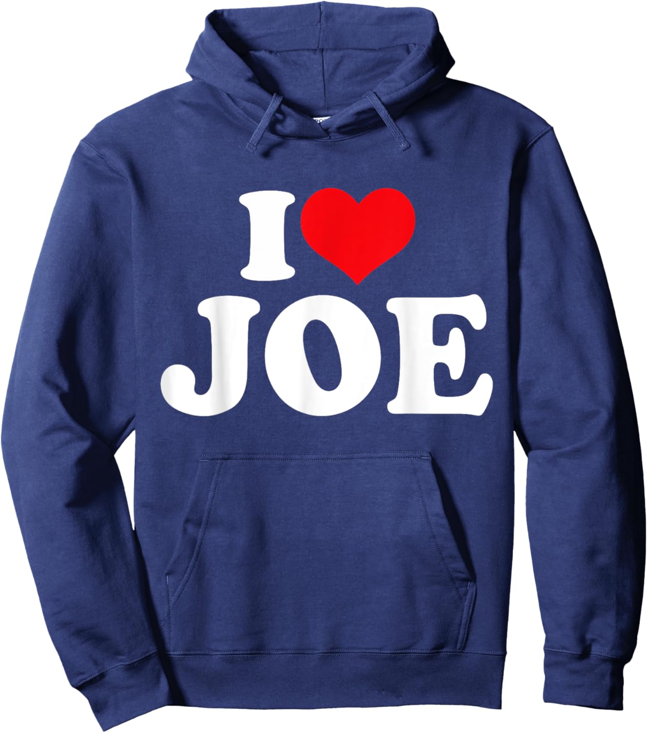 I Love Joe, I Heart Joe Hoodie - Hoodie | Navy