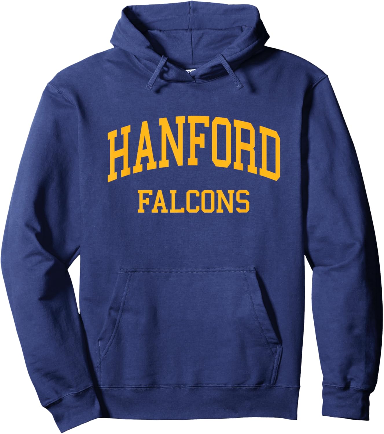Hanford High School HS Richland WA Retro Sports Hoodie - Hoodie | Navy