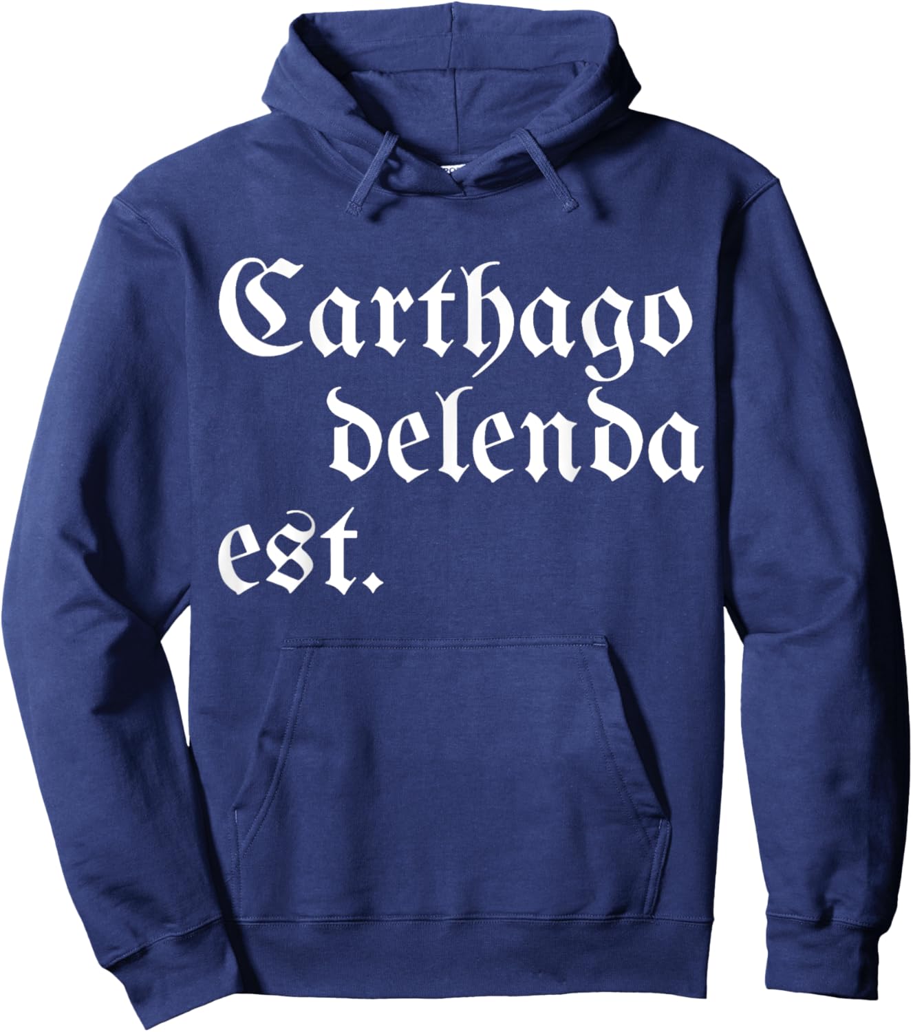 Carthago Delenda Est Hoodie - Hoodie | Navy
