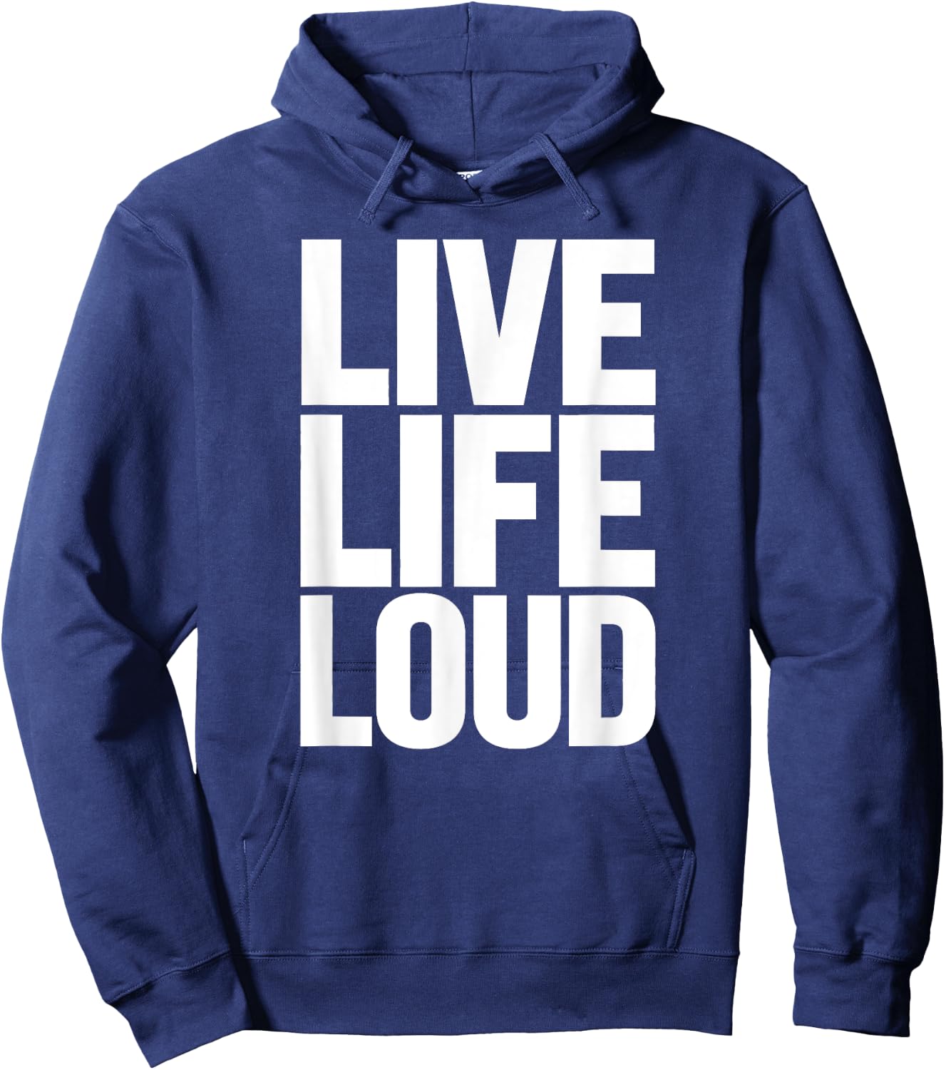 Live Women Life Loud Motivational Men Kids Hoodie - Hoodie | Navy