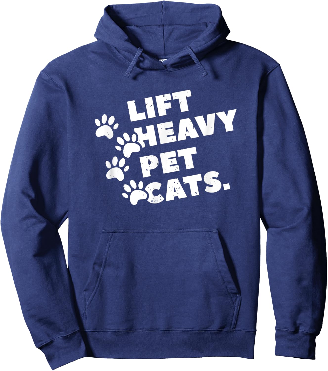 Lift Heavy Pet Cats Hoodie - Hoodie | Navy