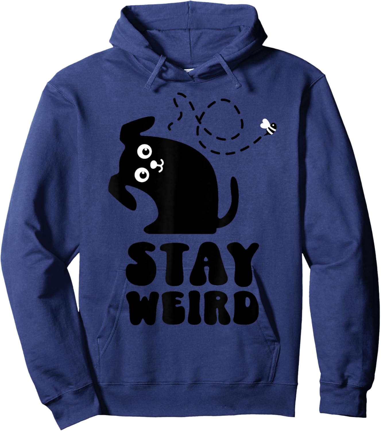 Weird Dog - Dog Mom - Dog Dad - Dog Lover Hoodie - Hoodie | Navy