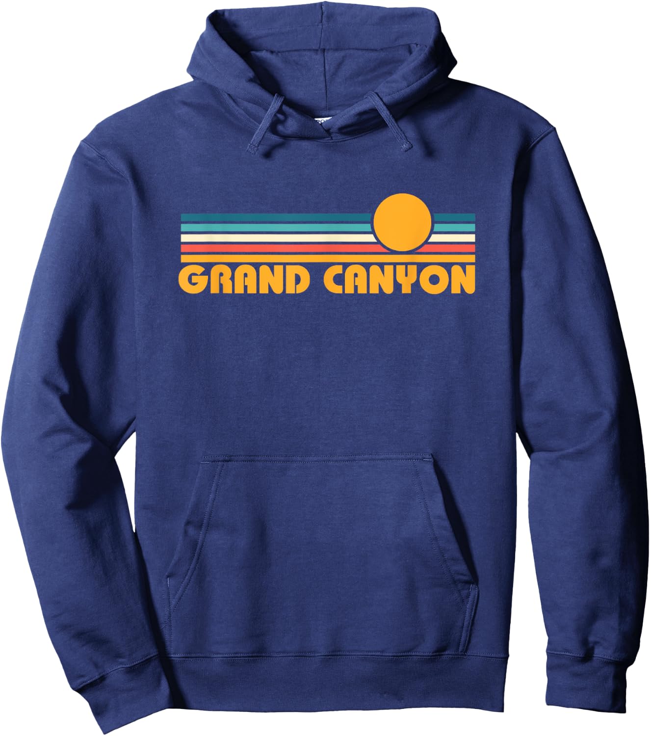 Retro Grand Canyon Sunset Hoodie - Hoodie | Navy