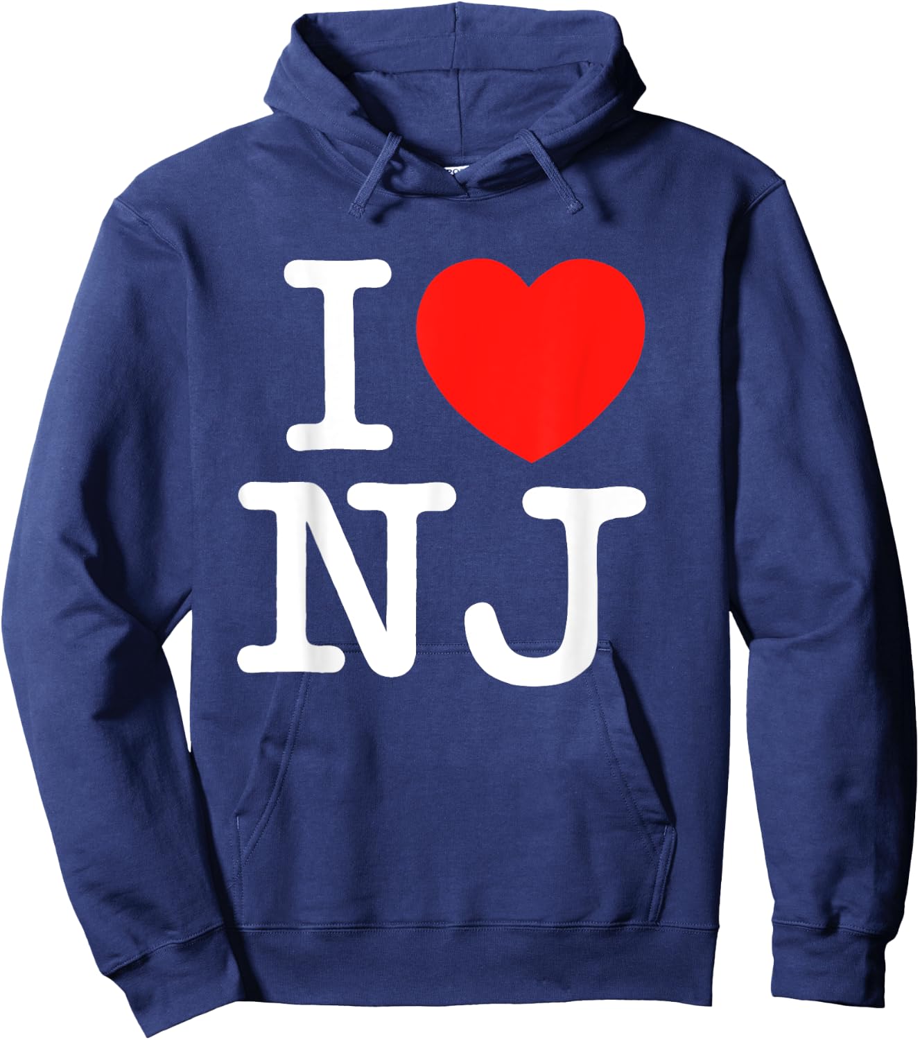 I heart NJ Hoodie - Hoodie | Navy