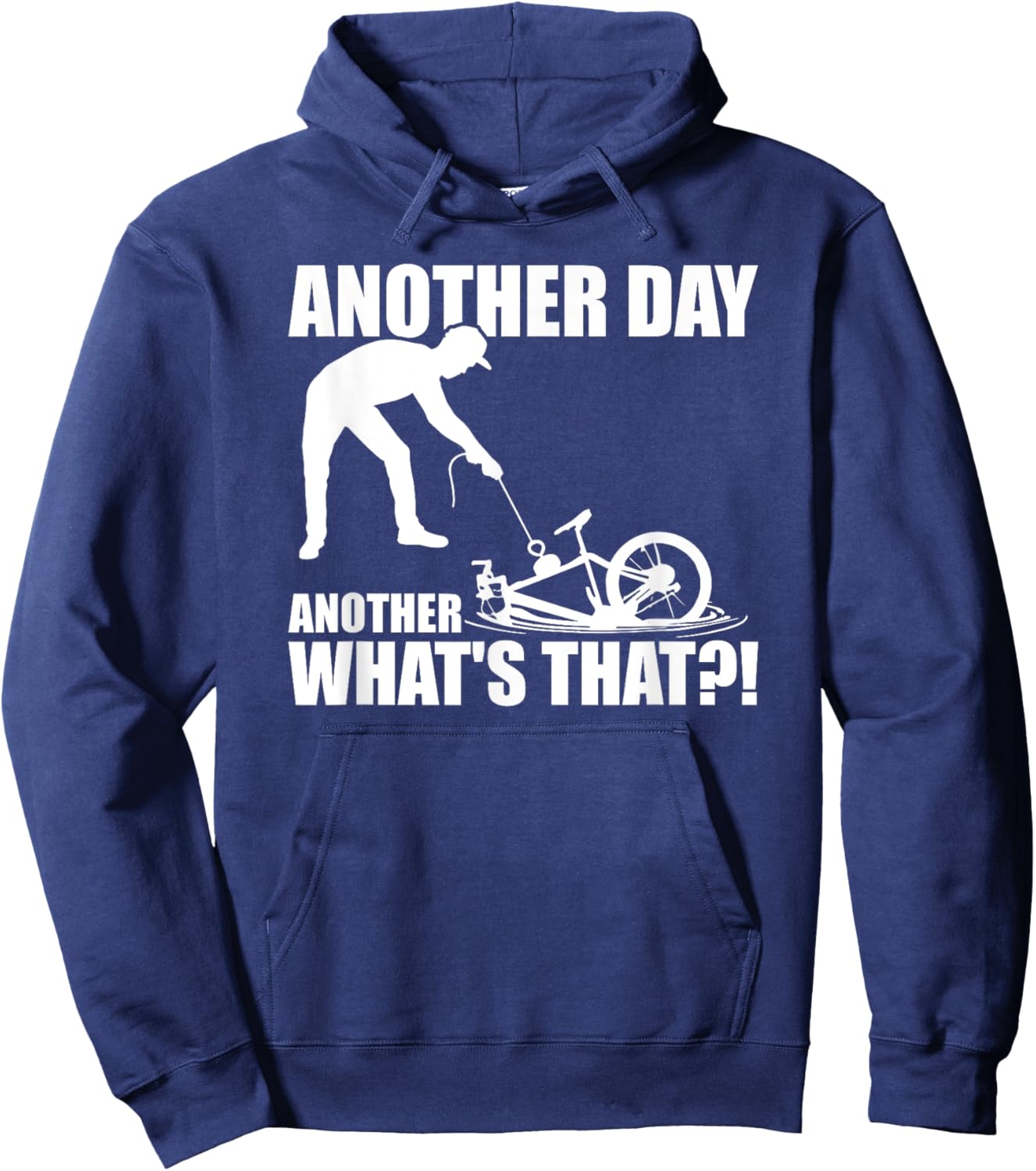 Another Day Another What's That Magnet Fishing Hoodie - Hoodie | Navy