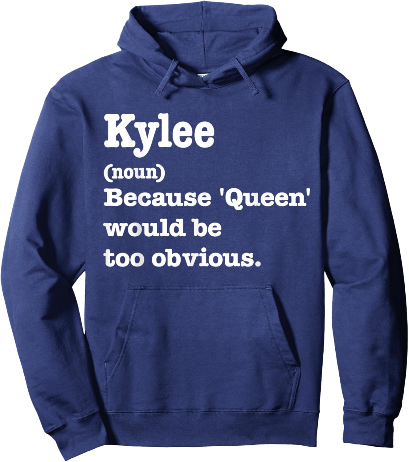 KYLEE Sarcasm Queen - Custom KYLEE Women's Hoodie - Hoodie | Navy