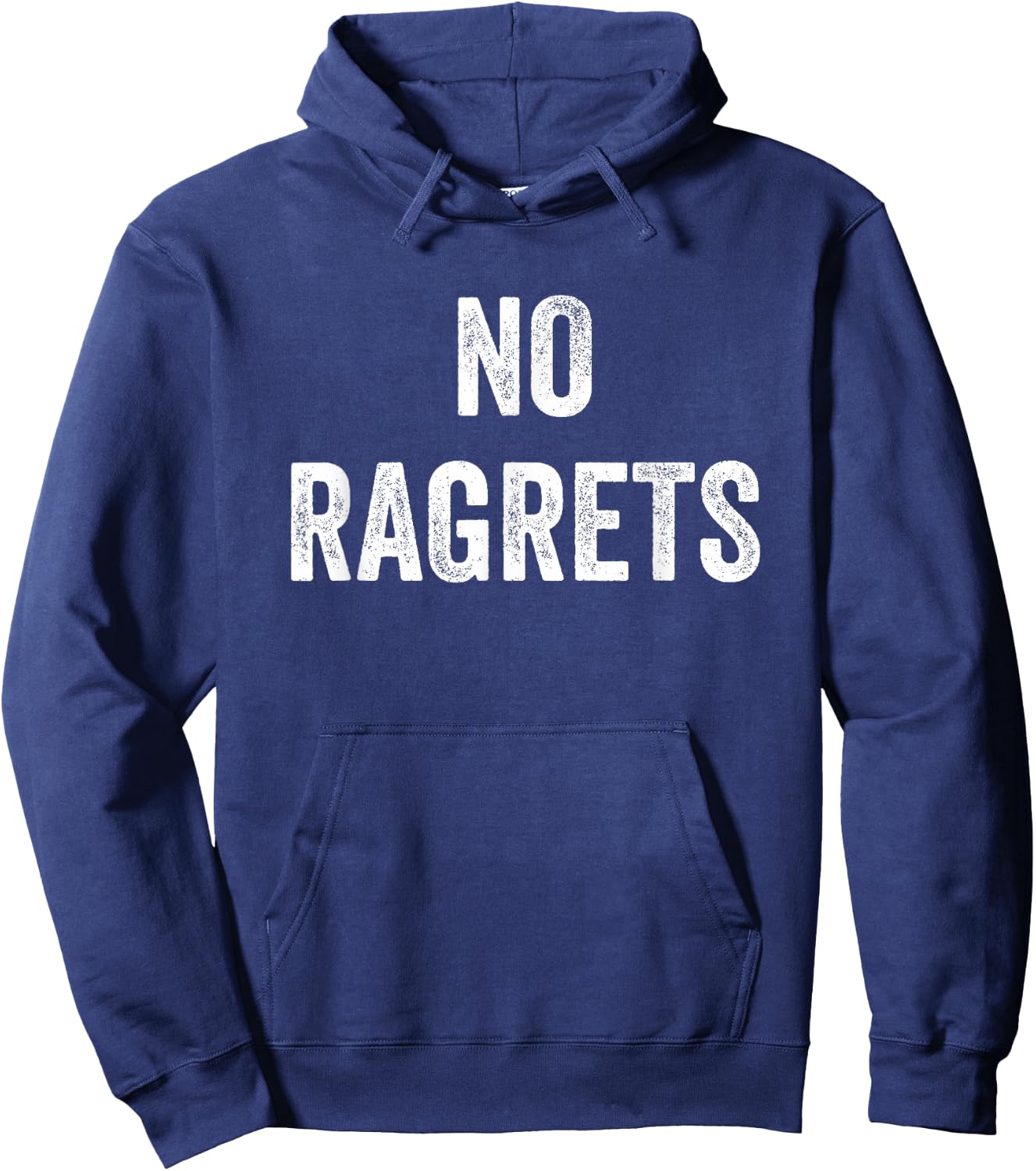 No Ragrets Hoodie - Hoodie | Navy