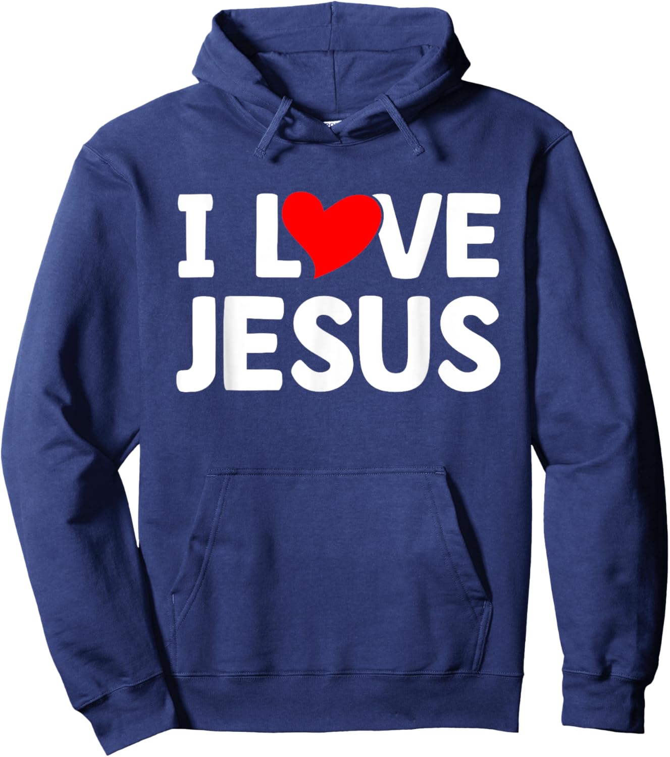 I Love Jesus I Christianity Hoodie - Hoodie | Navy
