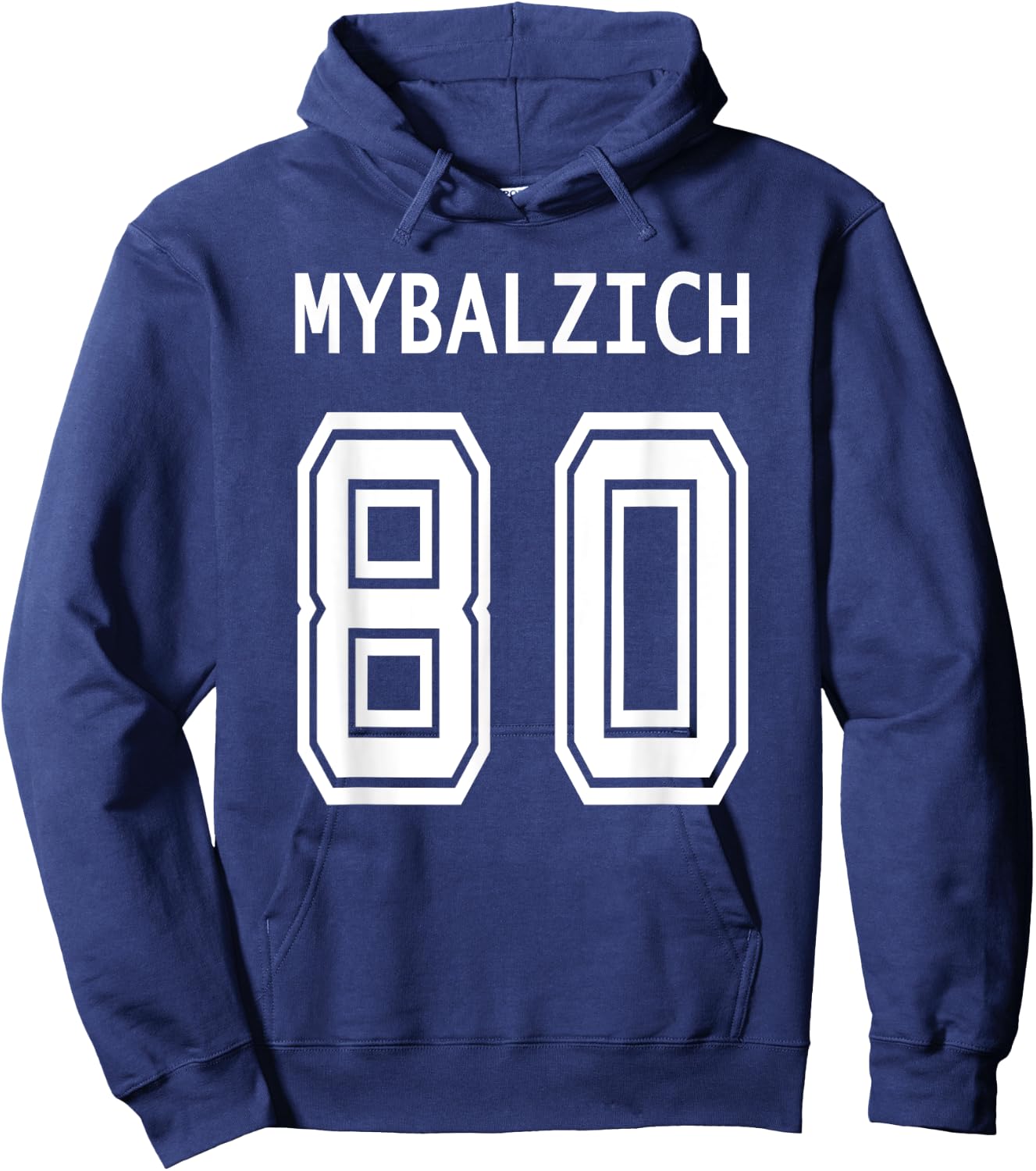 Sports Player Mybalzich 84 Funny Adult Hoodie - Hoodie | Navy