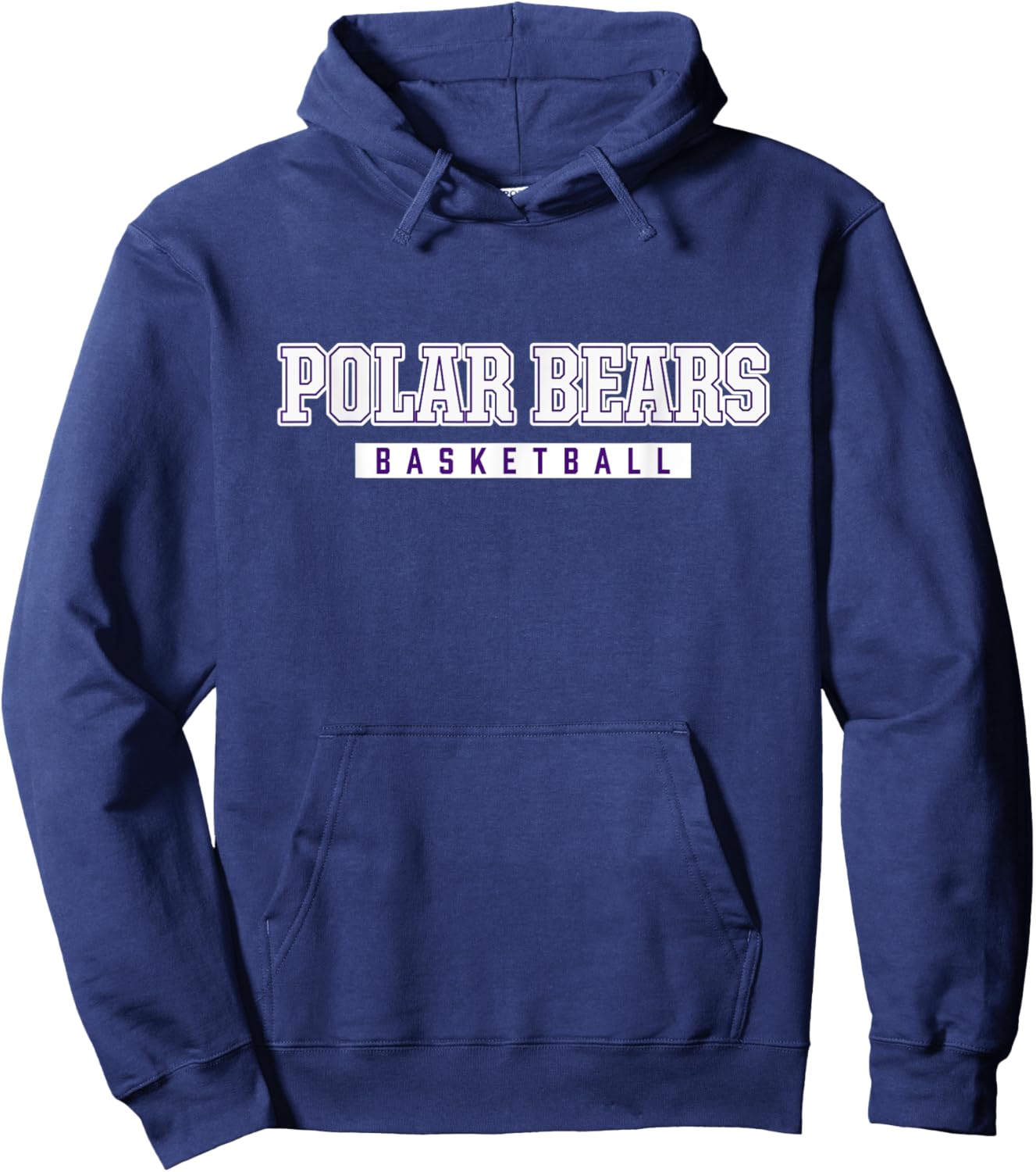 Polar Bears Basketball Northern High School Hoodie - Hoodie | Navy