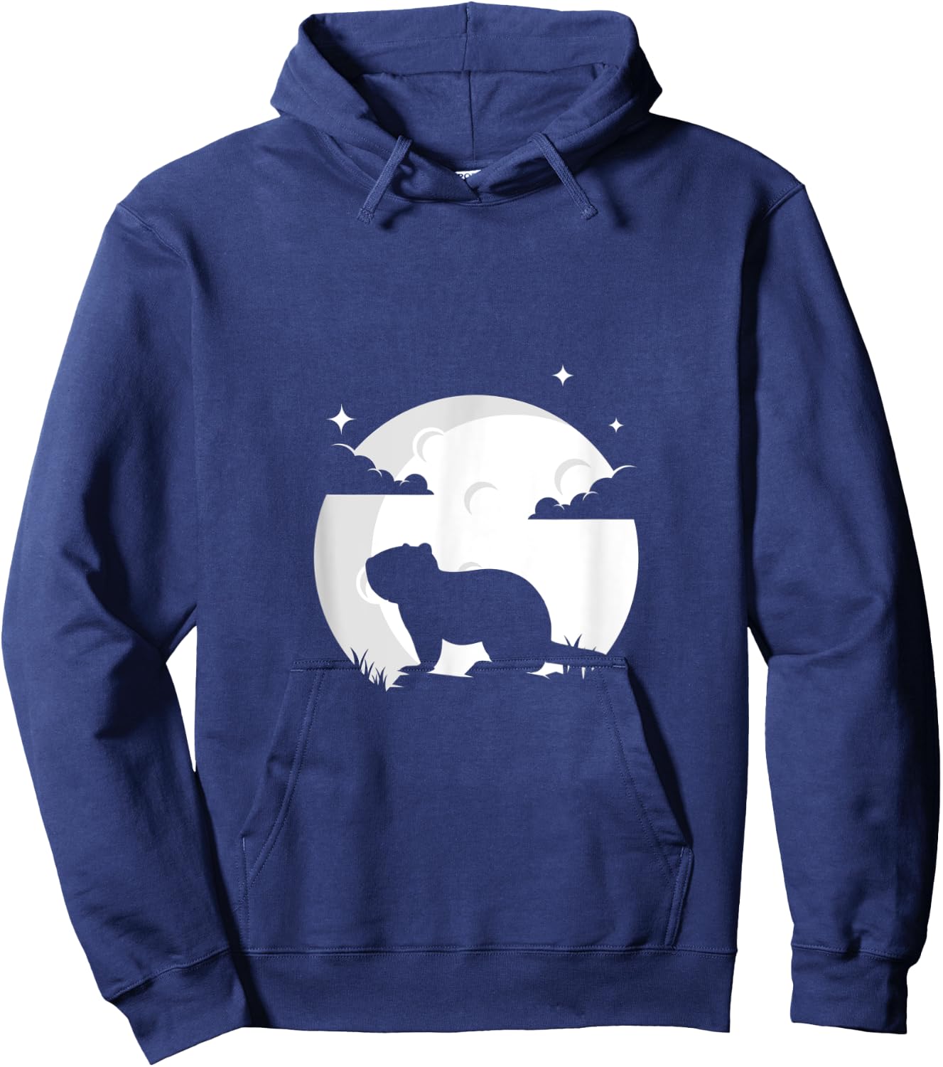 Beaver Moon Beaver Gift Pet Animal Hoodie - Hoodie | Navy