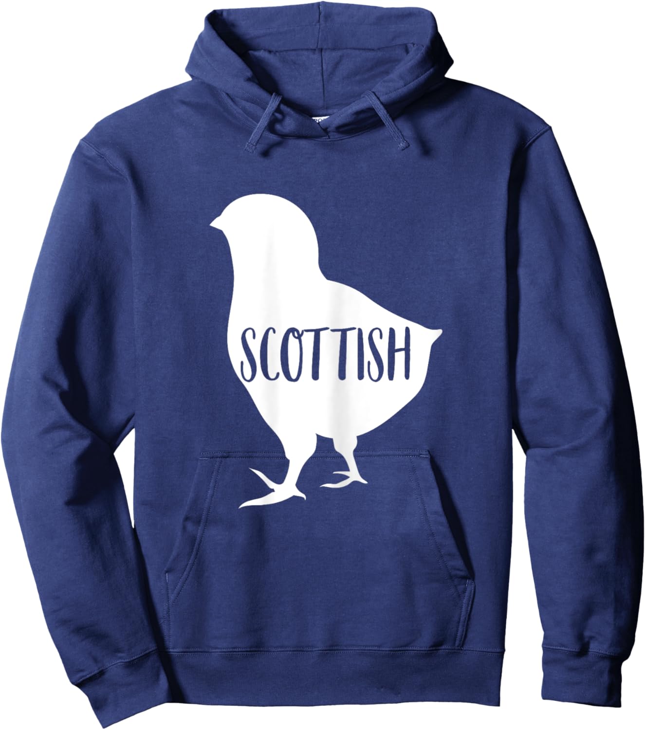 Girls Scottish Chick Funny Women Home Country Hoodie - Hoodie | Navy