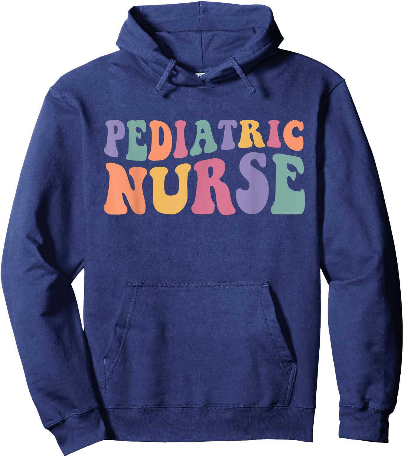 Pediatric Nurse Groovy Nursing School Women Hoodie - Hoodie | Navy