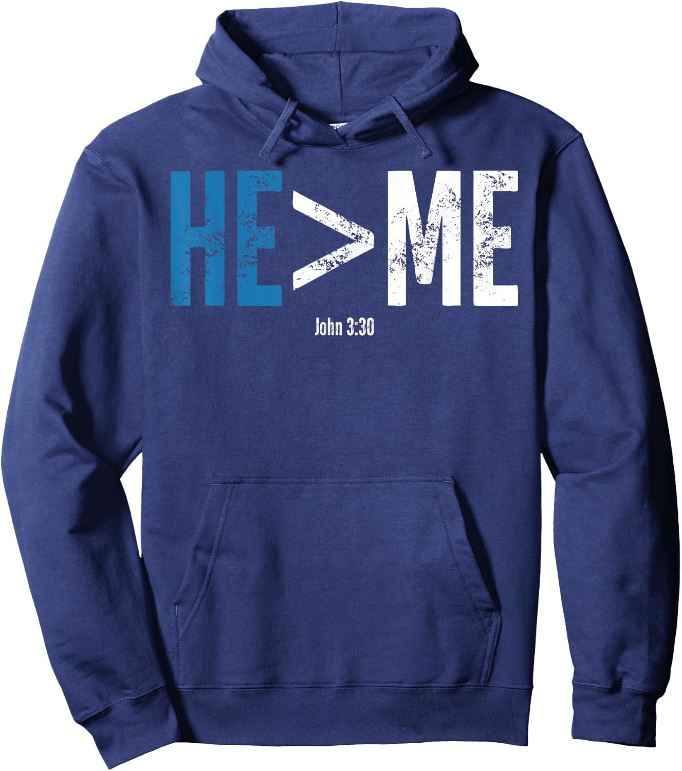 He is Greater Than Me Shirt Hoodie - Hoodie | Navy