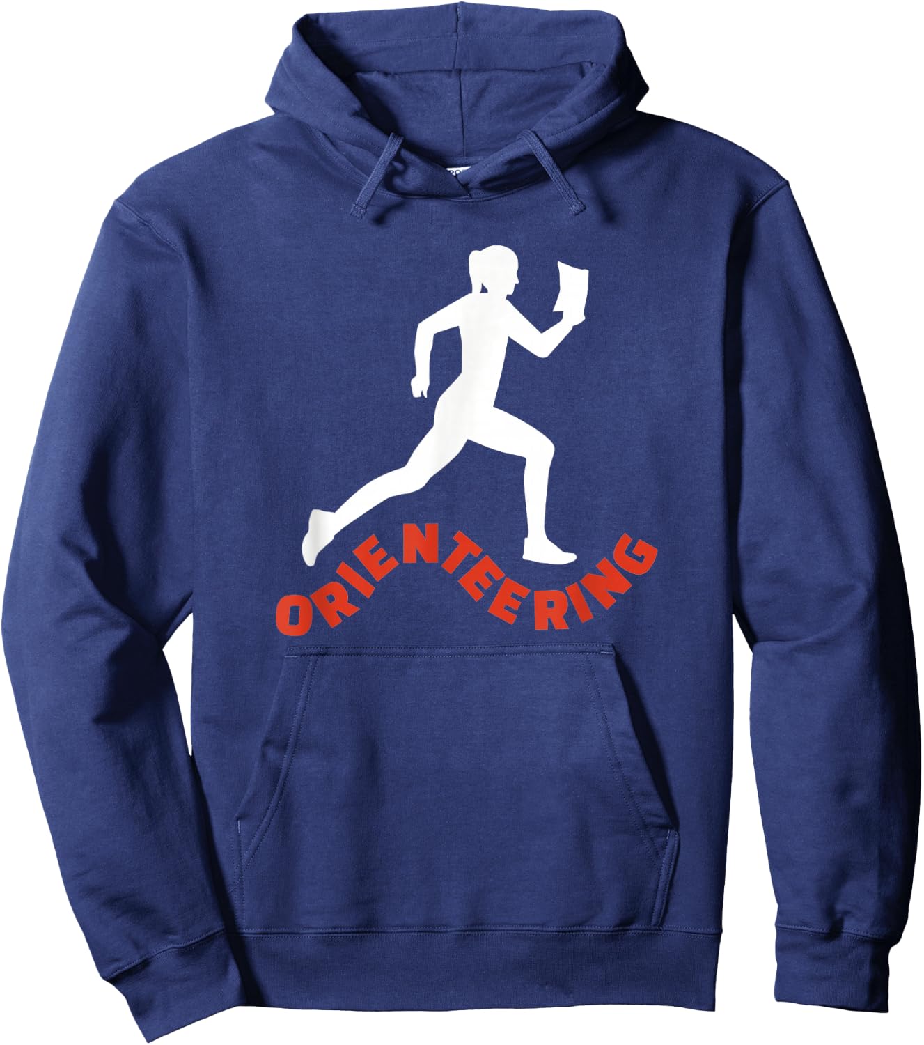 Orienteering woman Hoodie - Hoodie | Navy