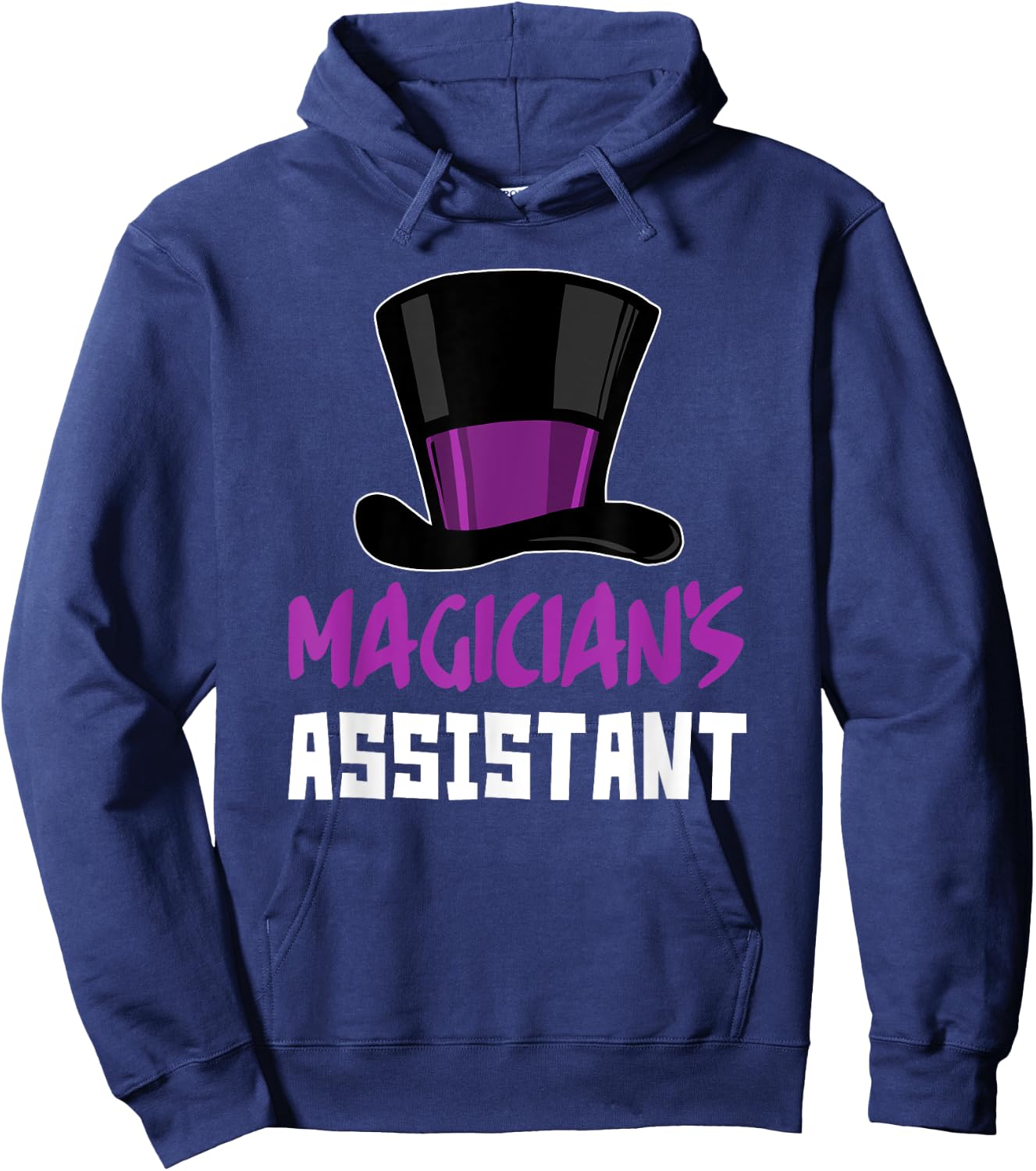 Magician's Assistant Top Hat Hoodie - Hoodie | Navy