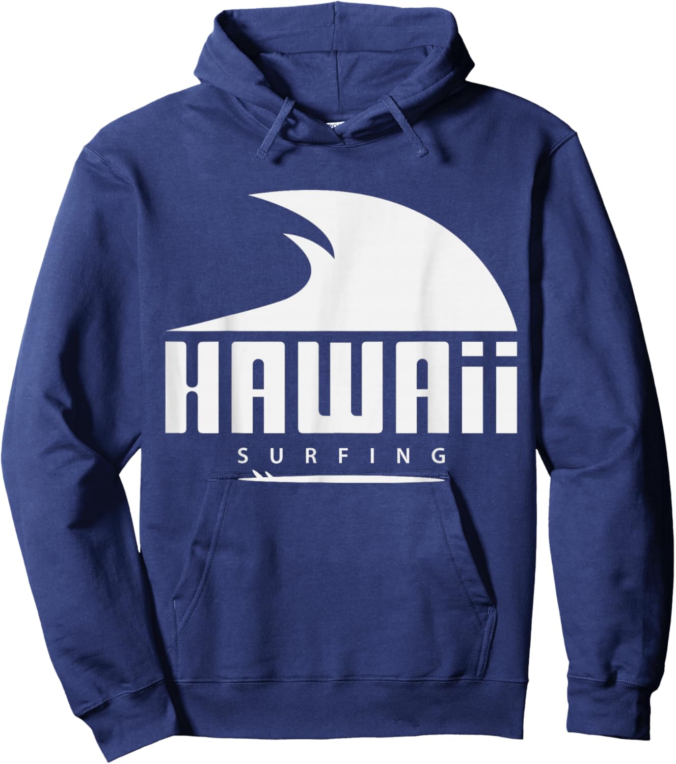Hawaii Surfing Ocean Wave Hoodie - Hoodie | Navy