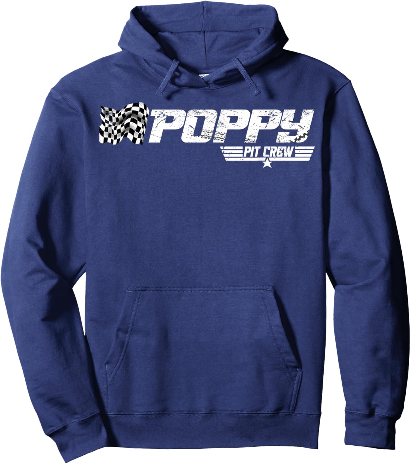 Poppy Pit Crew Race Car Birthday Family Racing Hoodie - Hoodie | Navy