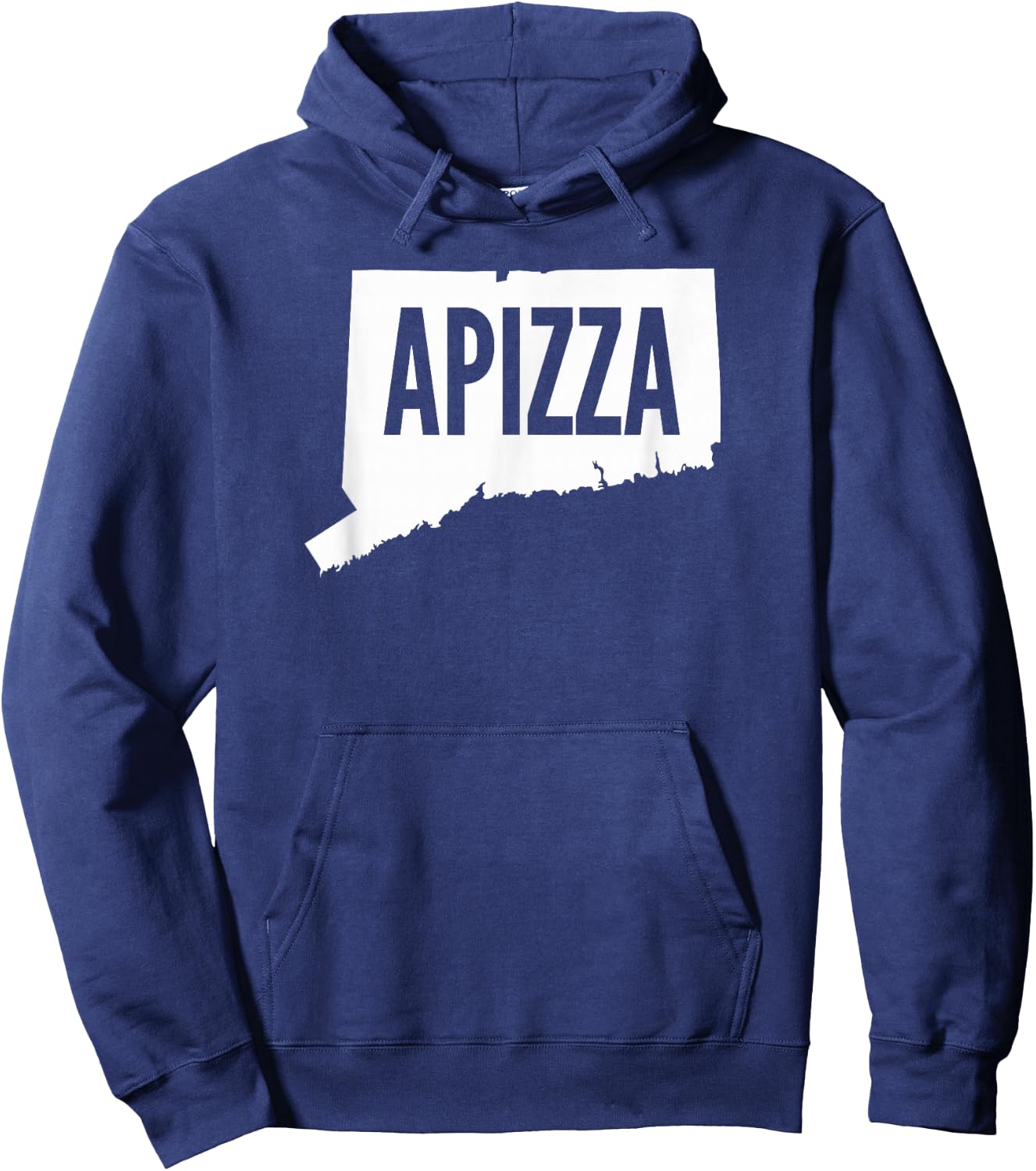 New Haven Style APizza in Connecticut Hoodie - Hoodie | Navy