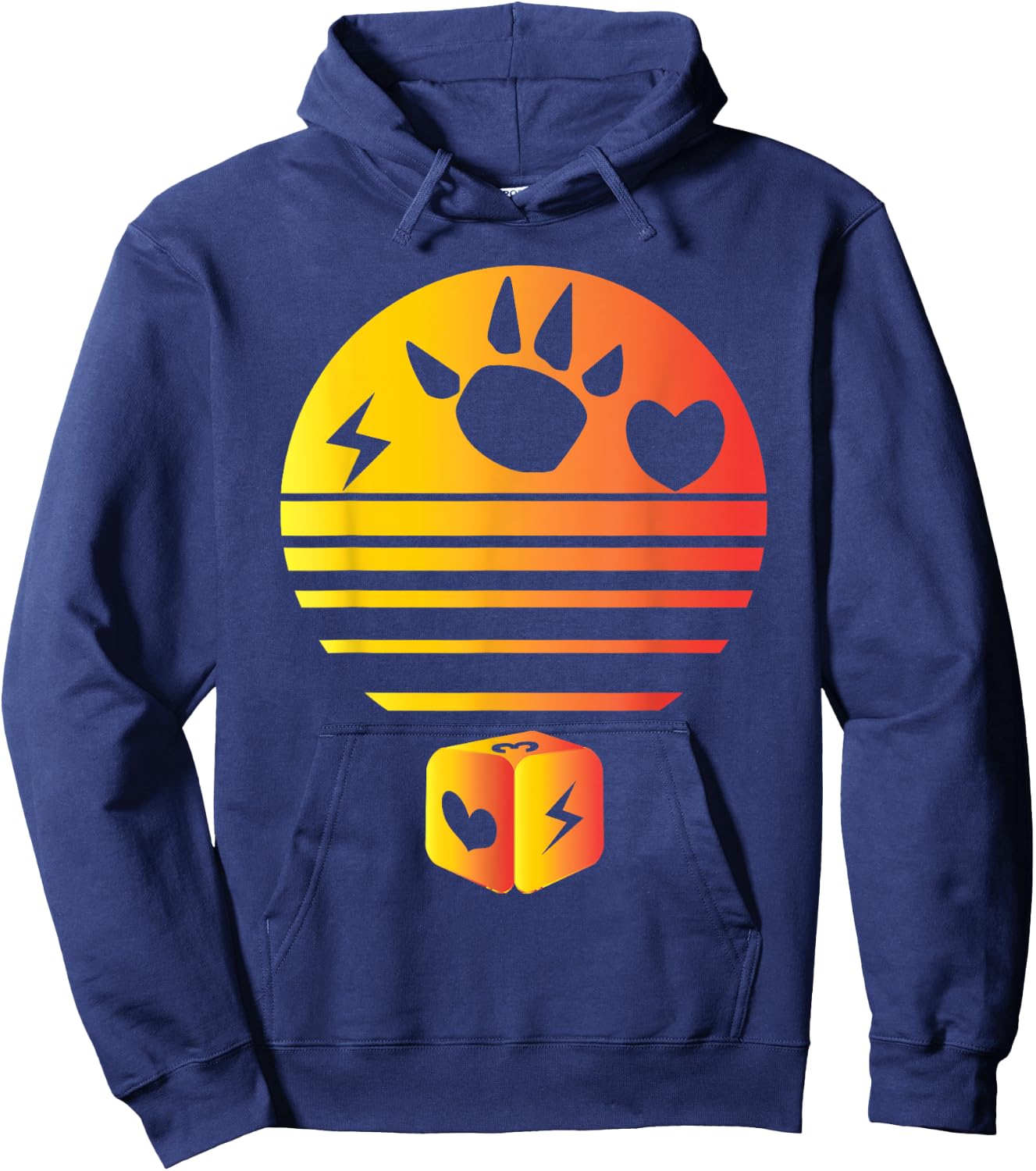 King of Tokyo Board Game Design Tabletop Gaming Hoodie - Hoodie | Navy