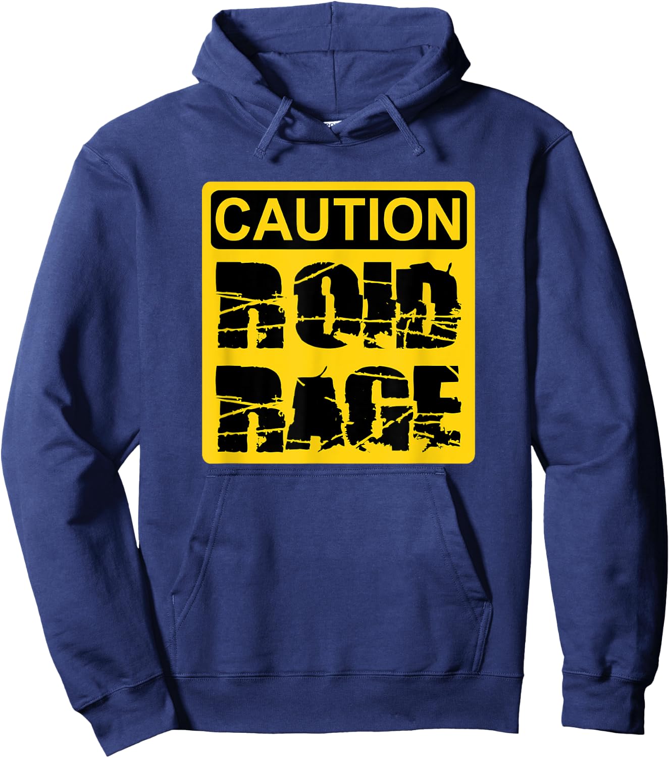Caution: Roid Rage Hoodie - Hoodie | Navy