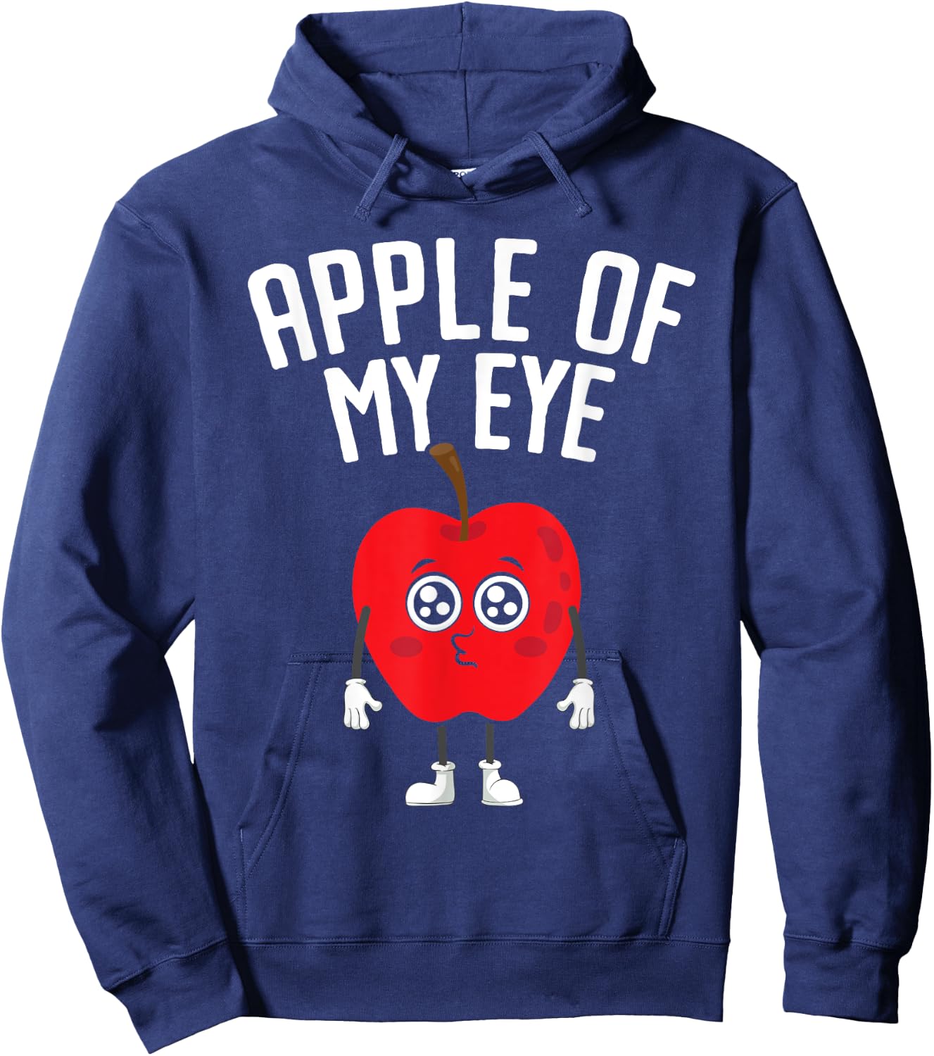 Apple Of My Eye Fruit Lover Apple Picking Hoodie - Hoodie | Navy