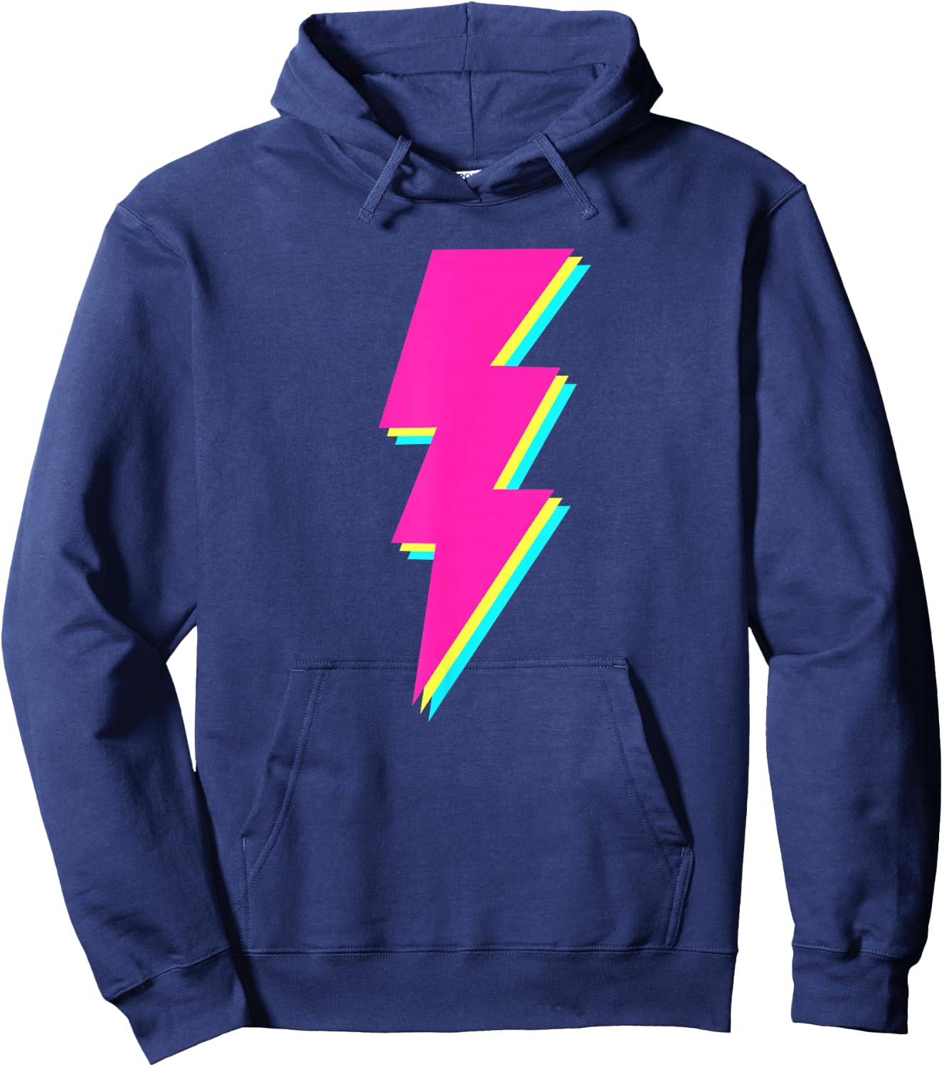 Pink Flash Hoodie - Hoodie | Navy