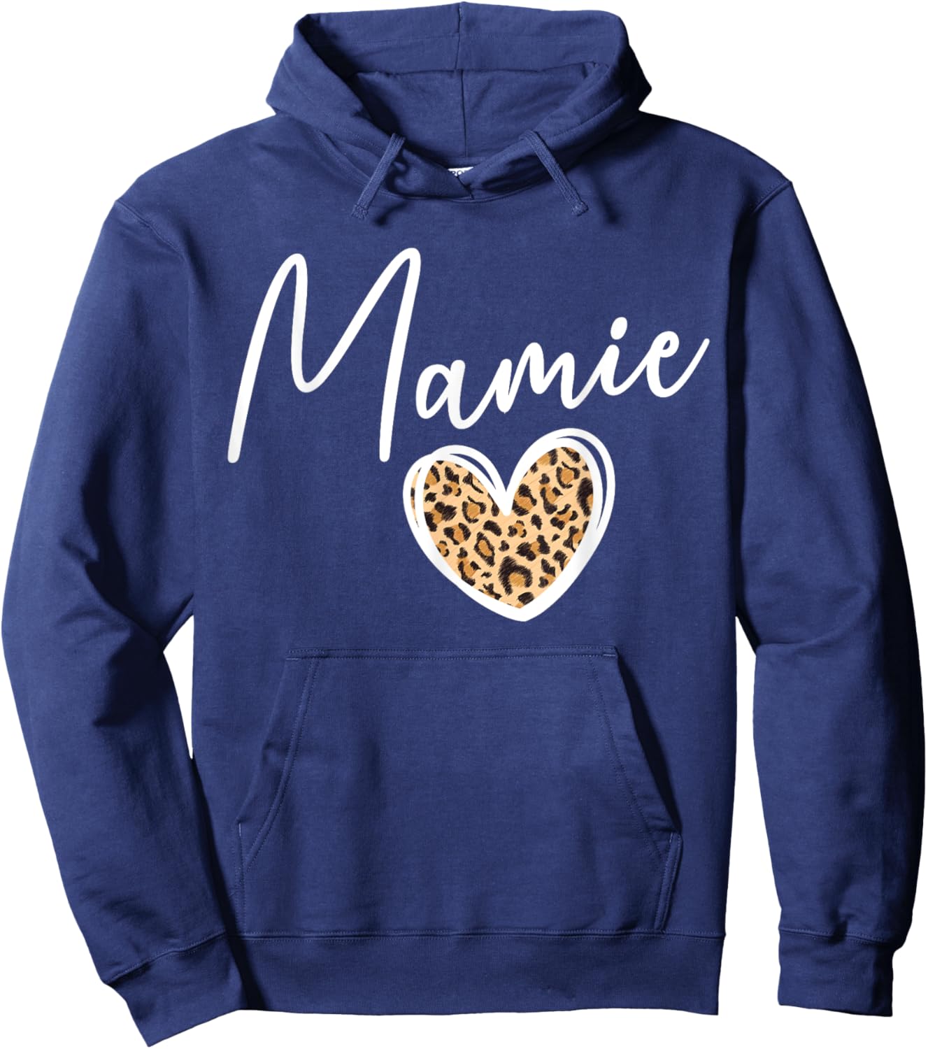 Mamie Grandma Heart Mamie Grandmother Hoodie - Hoodie | Navy