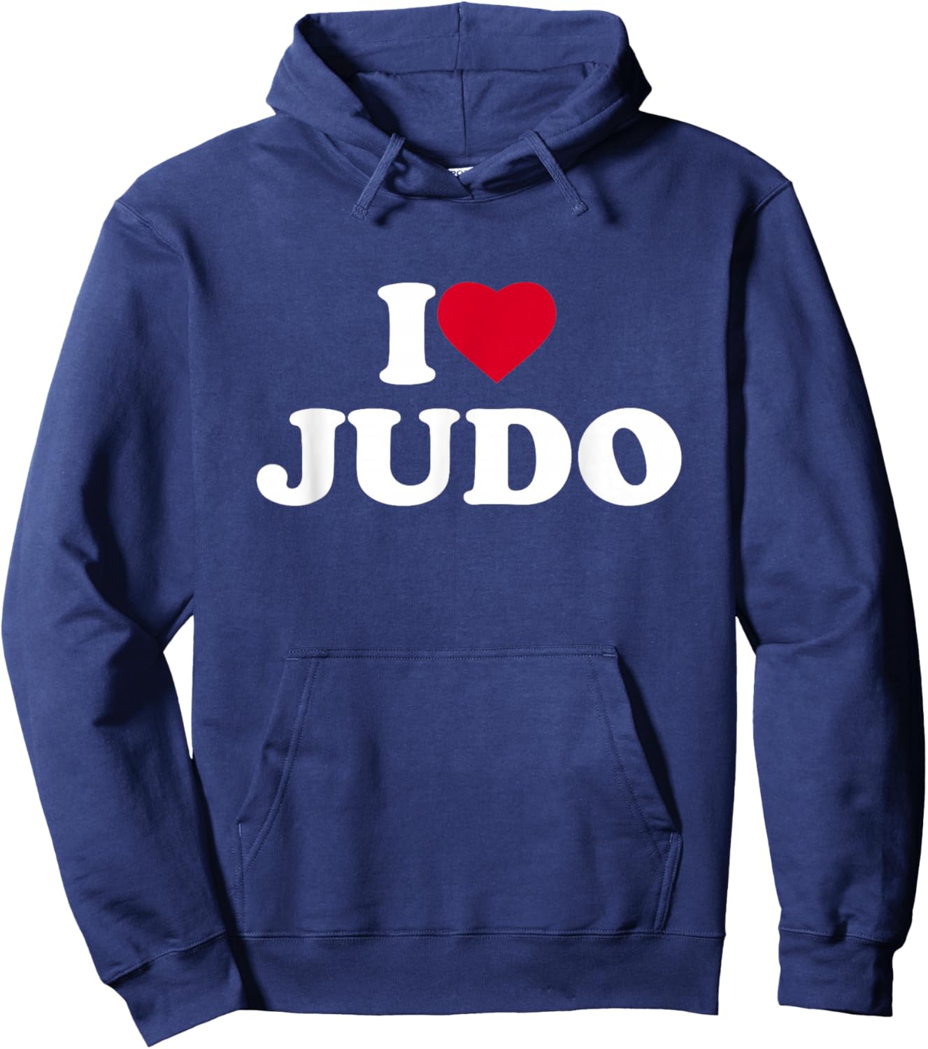 I Love Judo I Heart Judo Lover Judoka Hoodie - Hoodie | Navy