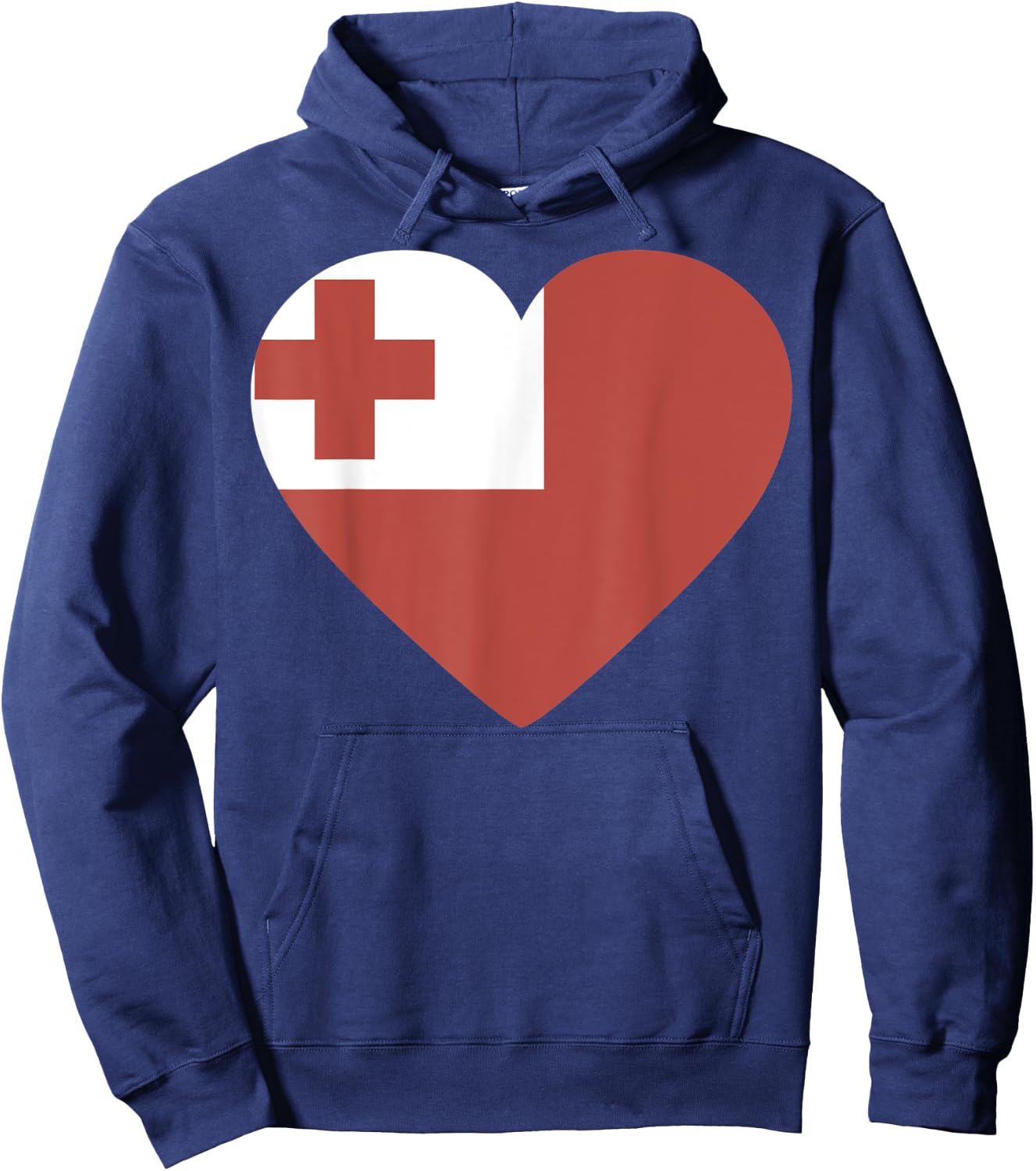 National Flag of Tonga souvenir gift women Hoodie - Hoodie | Navy