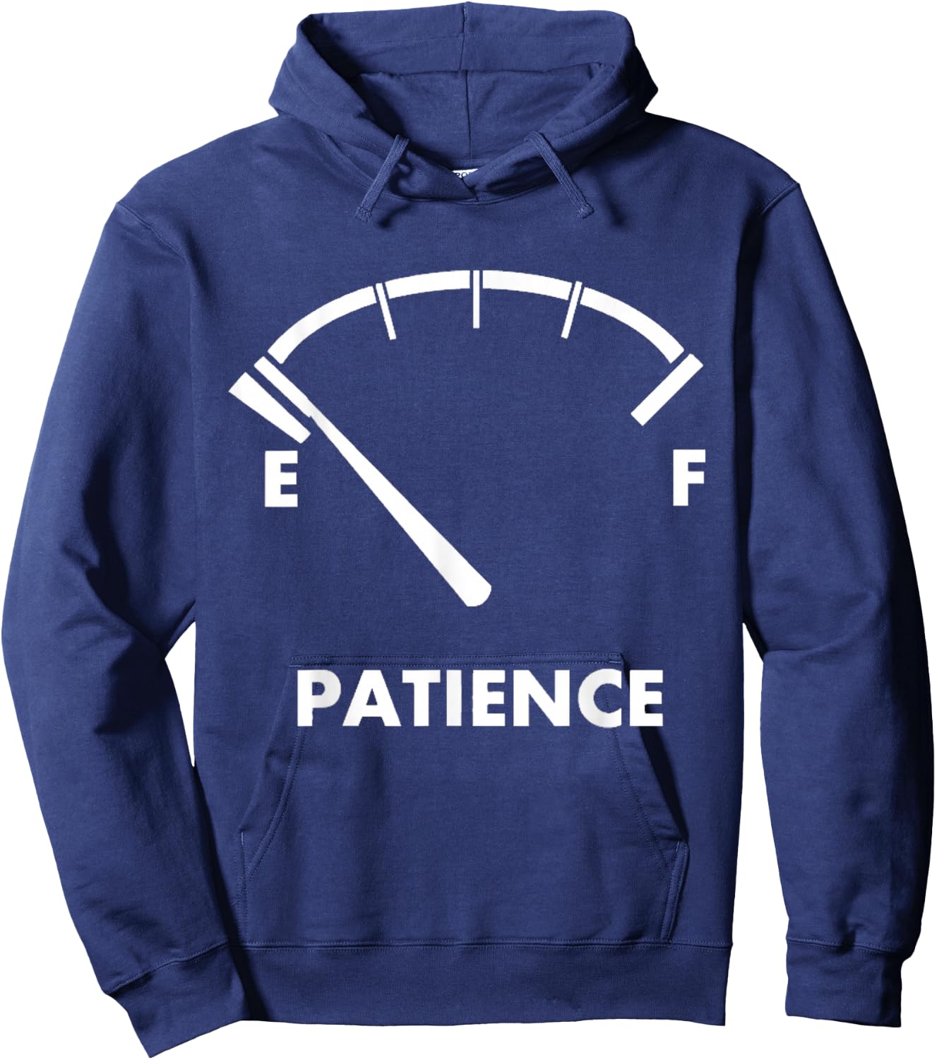 Running Out Of Patience Hoodie - Hoodie | Navy