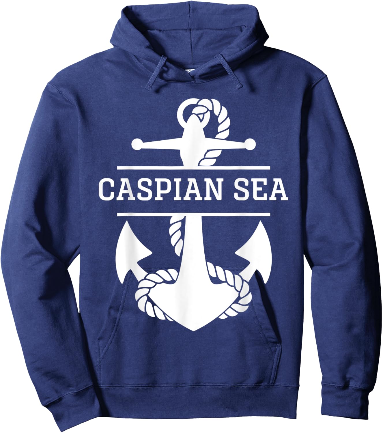 Caspian Sea Nautical Hoodie - Hoodie | Navy