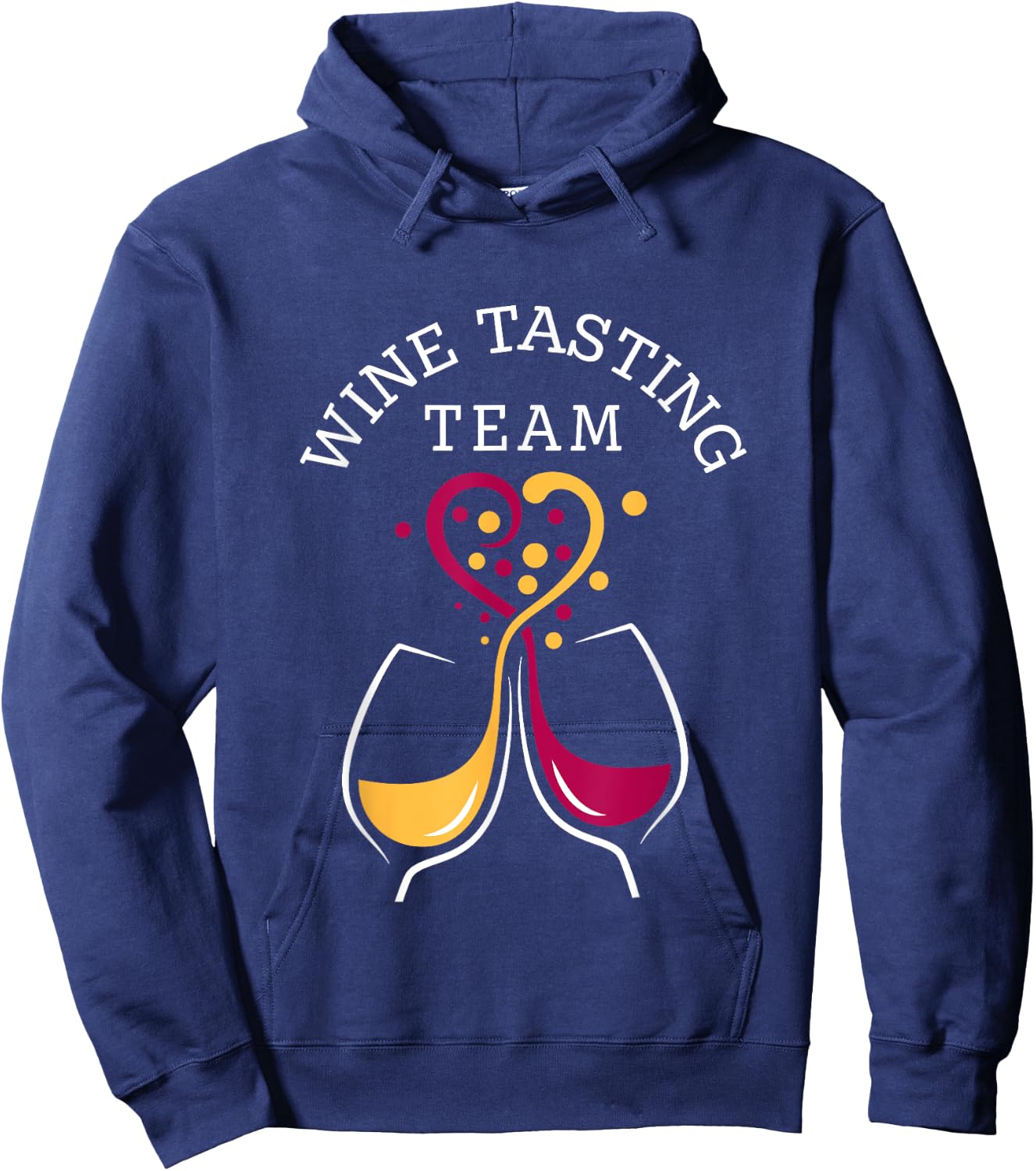 Wine Tasting Team Shirts Hoodie - Hoodie | Navy