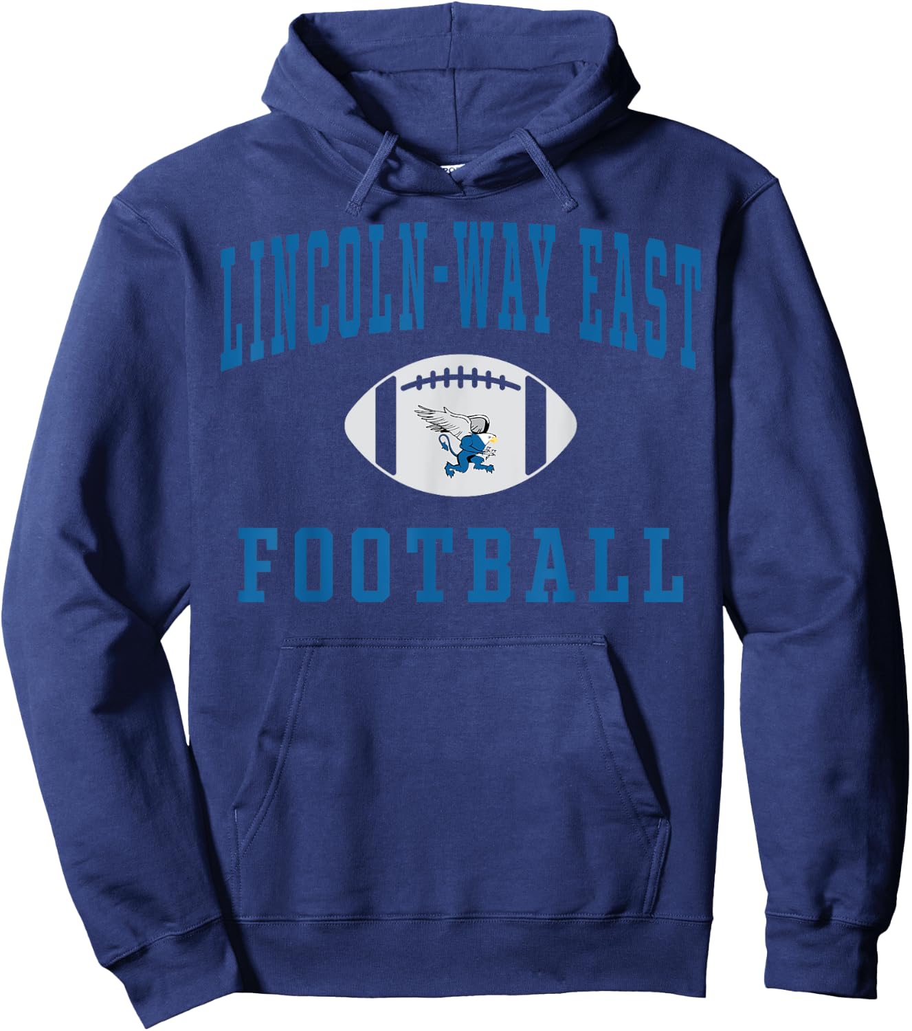 Lincoln-Way East High School Griffins C5 Hoodie - Hoodie | Navy