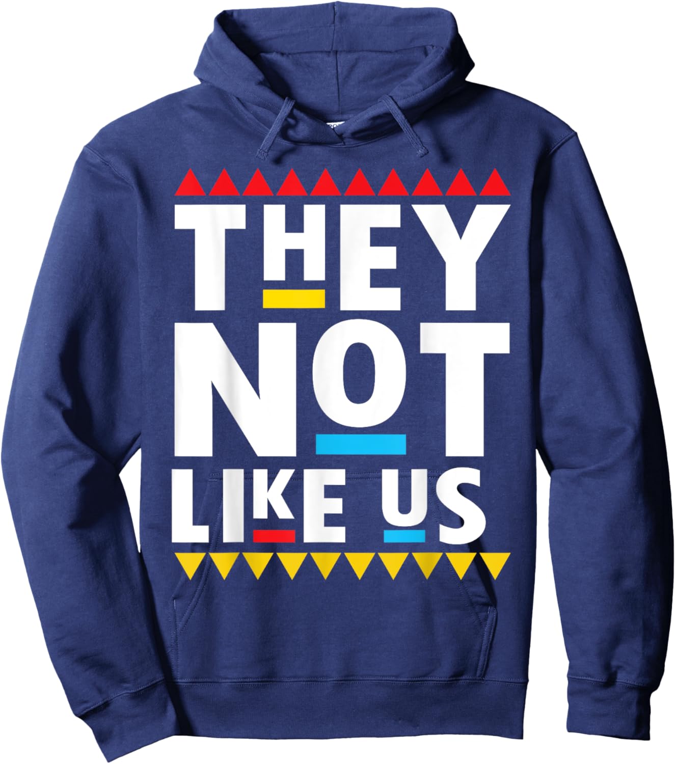 Funny sayings They not like it us Hoodie - Hoodie | Navy