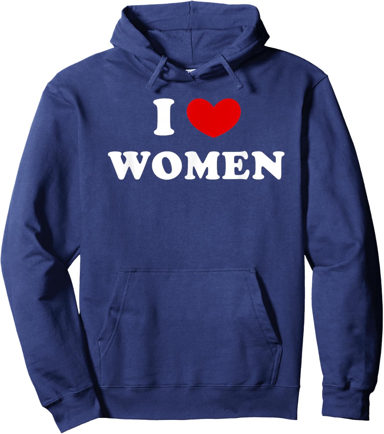 I Love Women, I Heart Women Hoodie - Hoodie | Navy