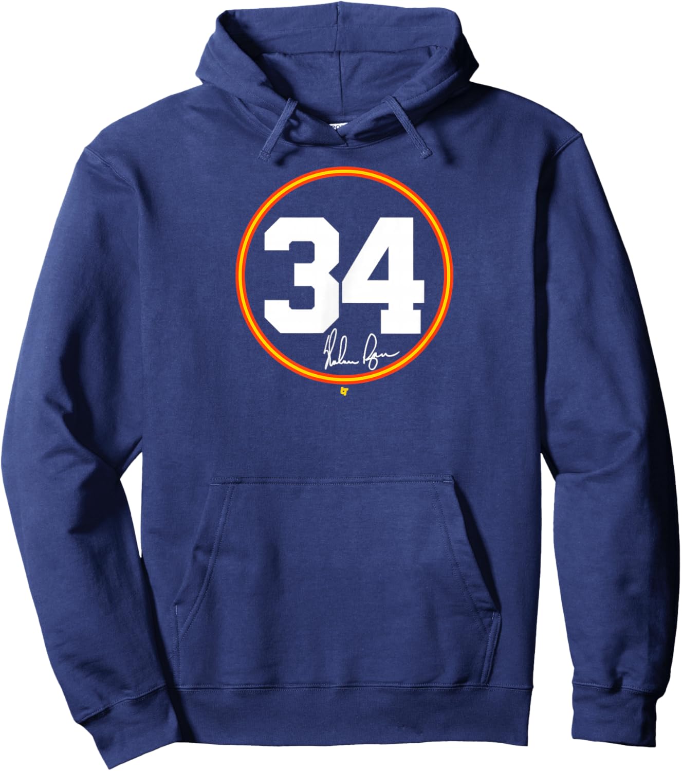BreakingT Nolan Ryan Houston Baseball Hoodie - Hoodie | Navy