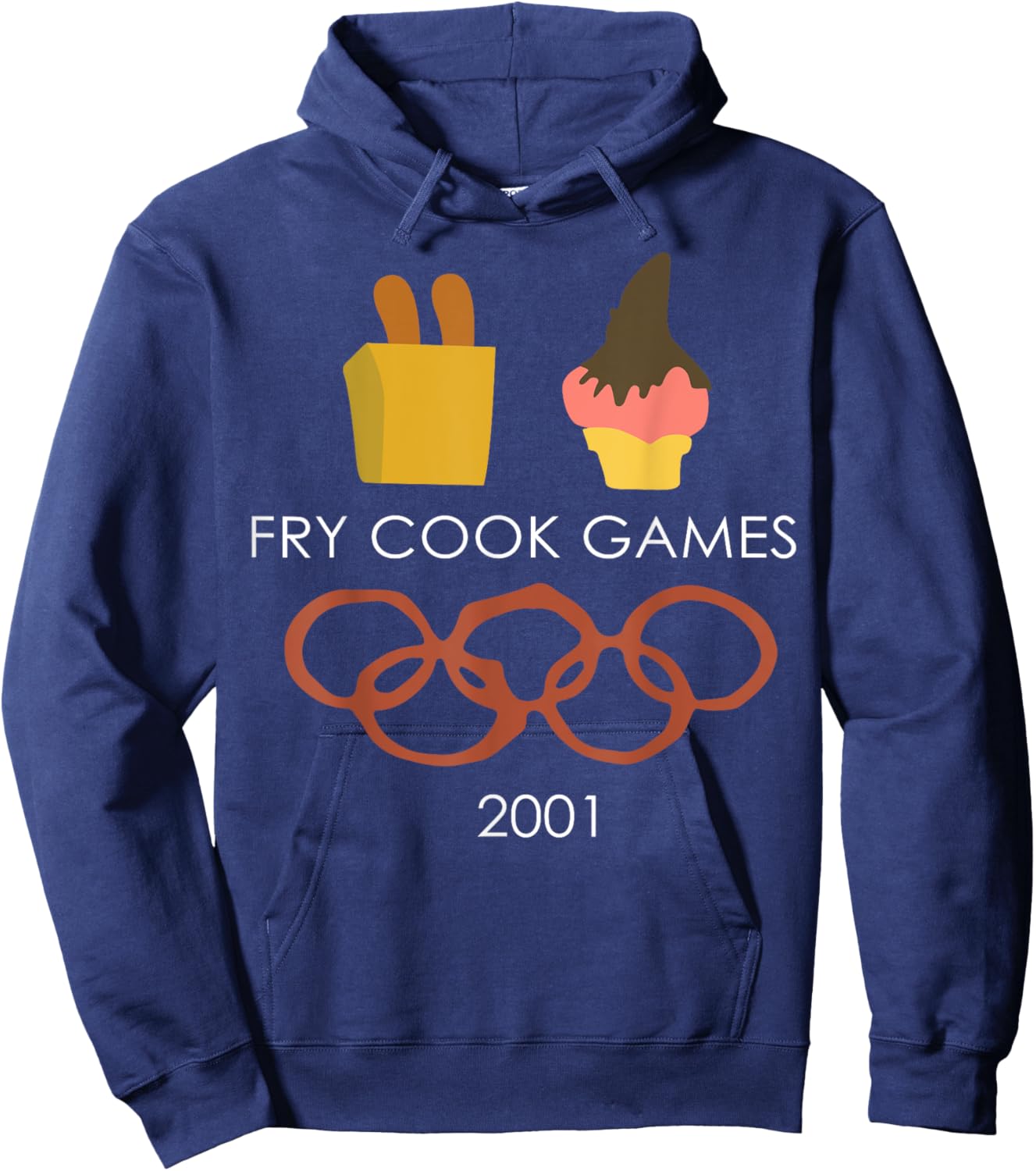 Fry Cook Games 2001 Hoodie - Hoodie | Navy