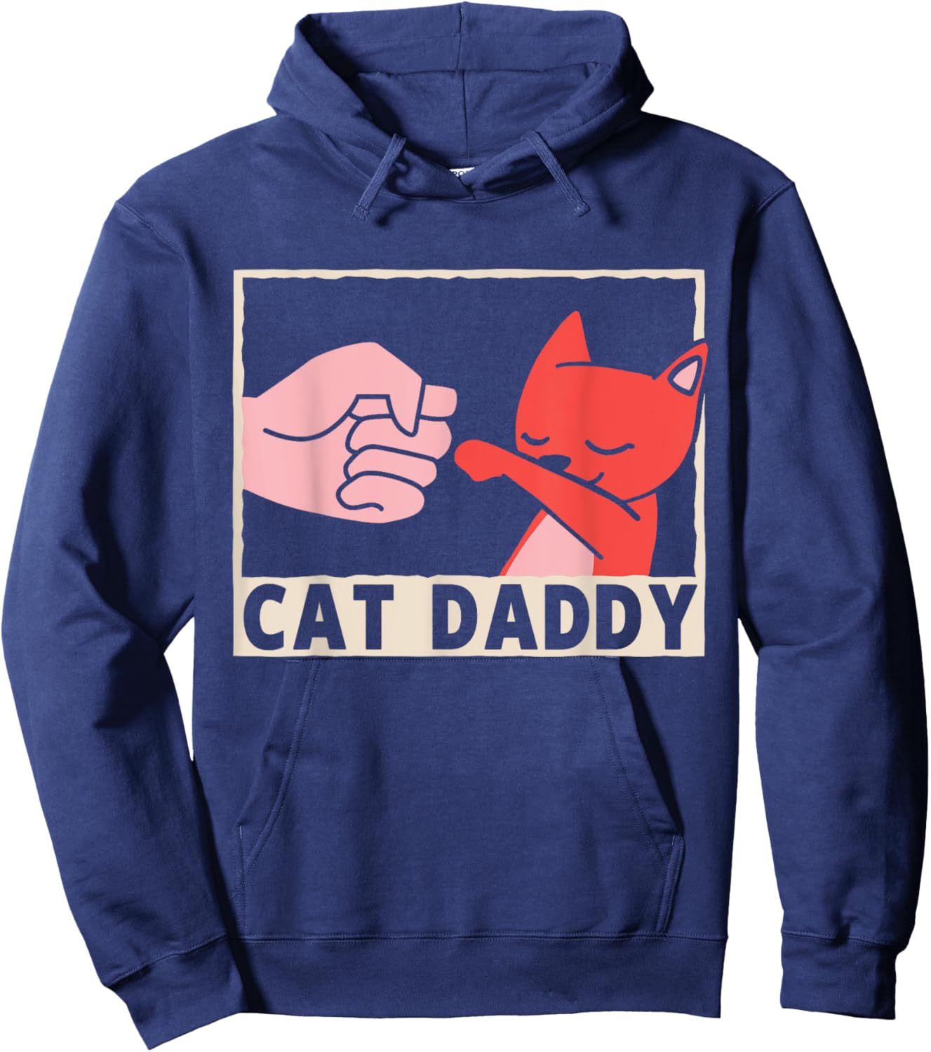Cat Daddy Cat Dad Women Kids Hoodie - Hoodie | Navy
