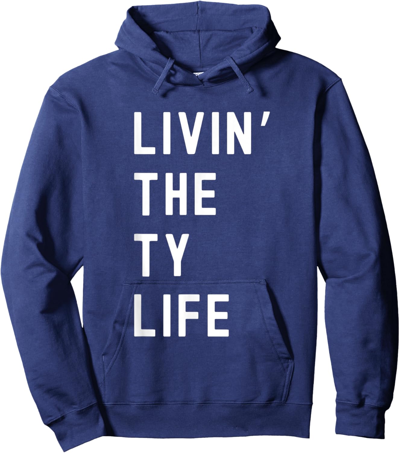 Ty Living The Ty Life Name Hoodie - Hoodie | Navy