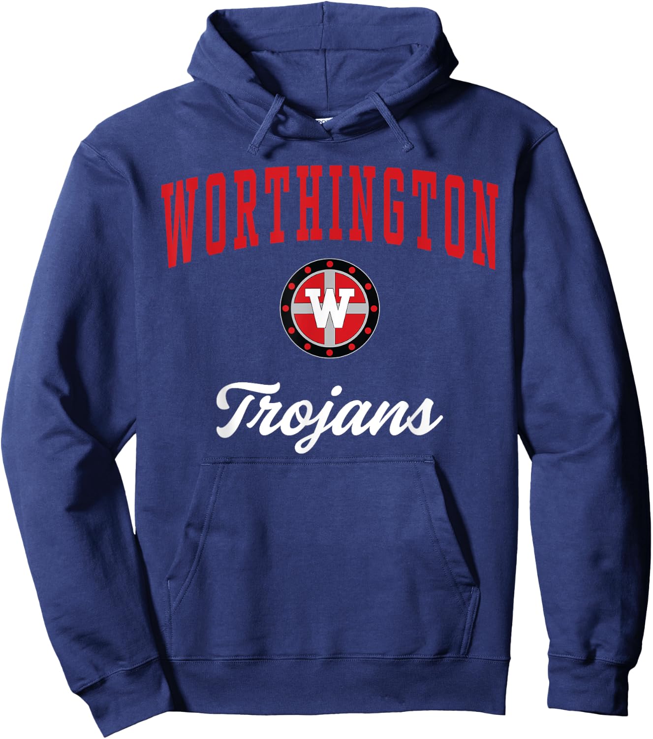 Worthington High School Trojans Hoodie - Hoodie | Navy