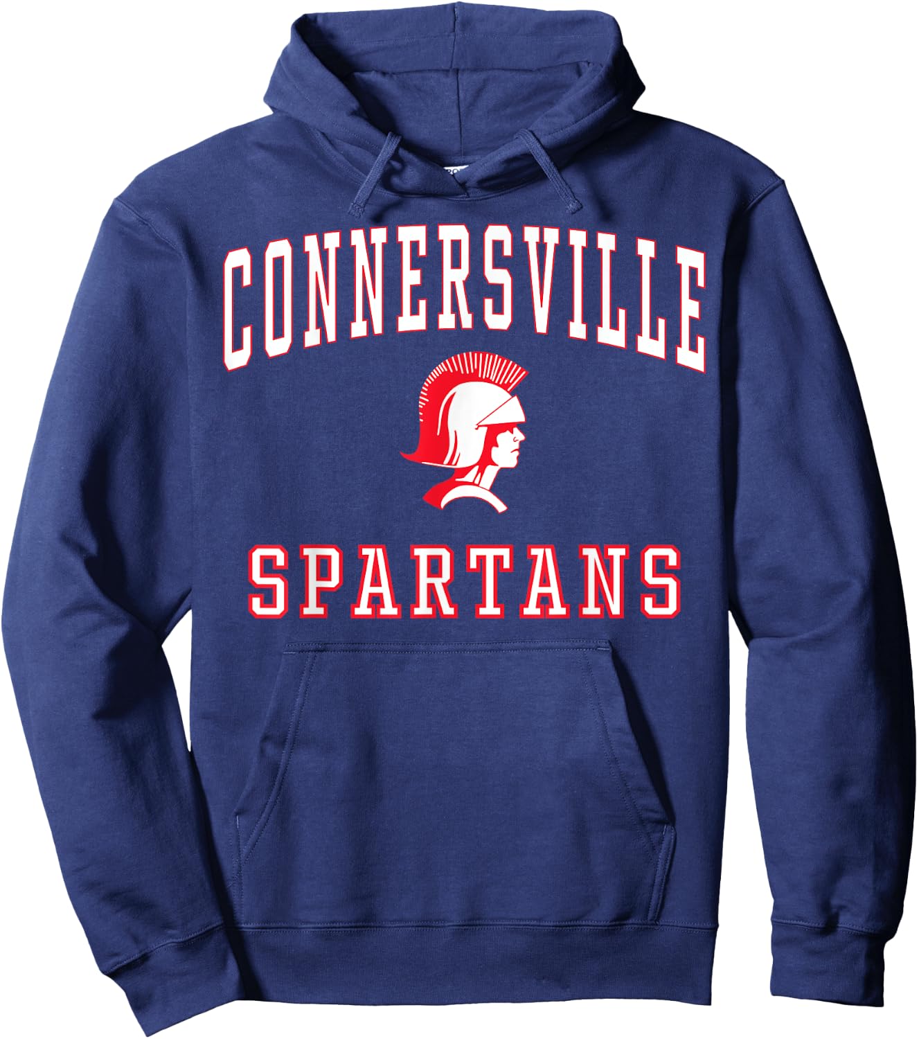 Connersville High School Spartans C1 Hoodie - Hoodie | Navy