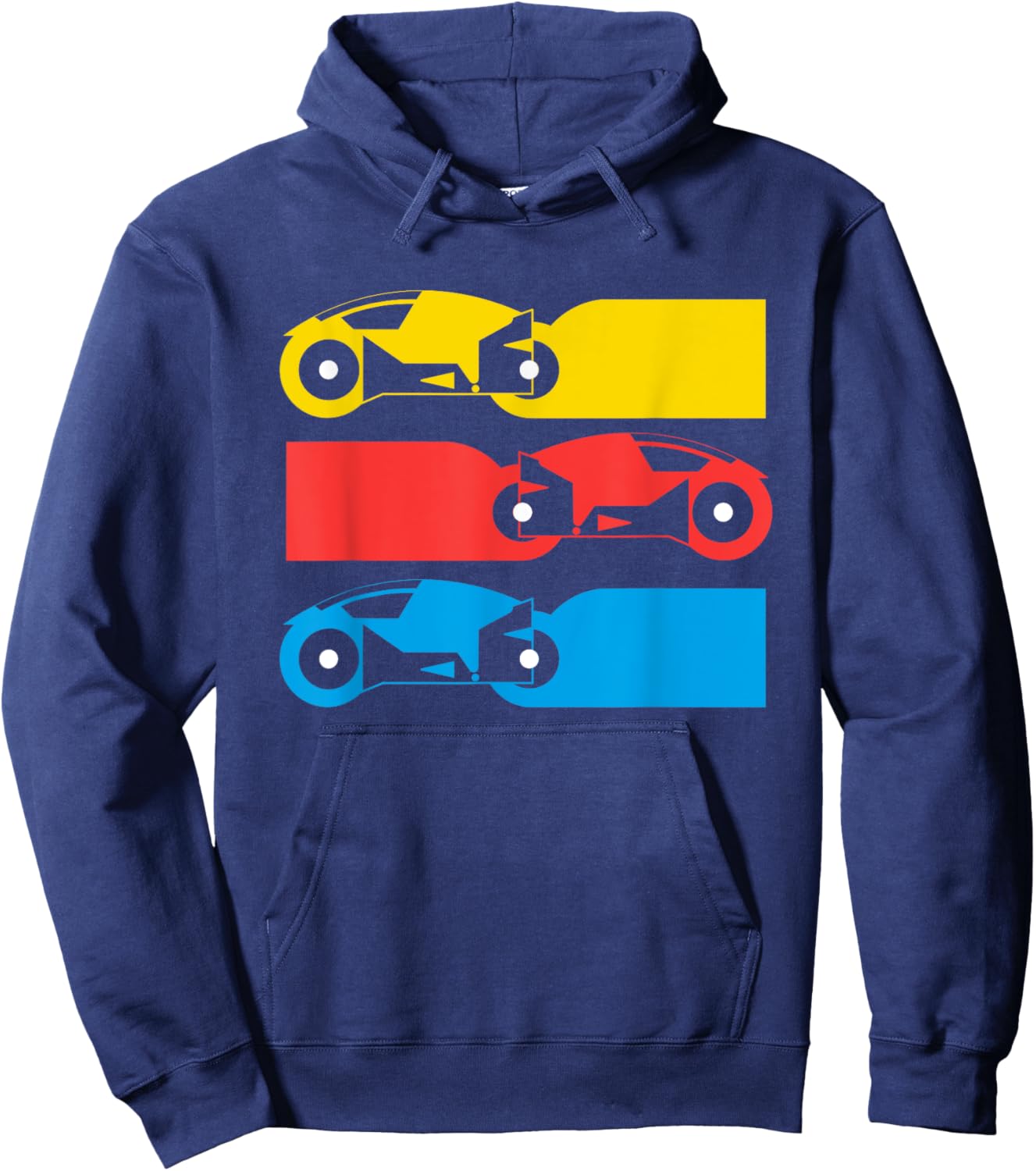 Computer Light Cycles Hoodie - Hoodie | Navy