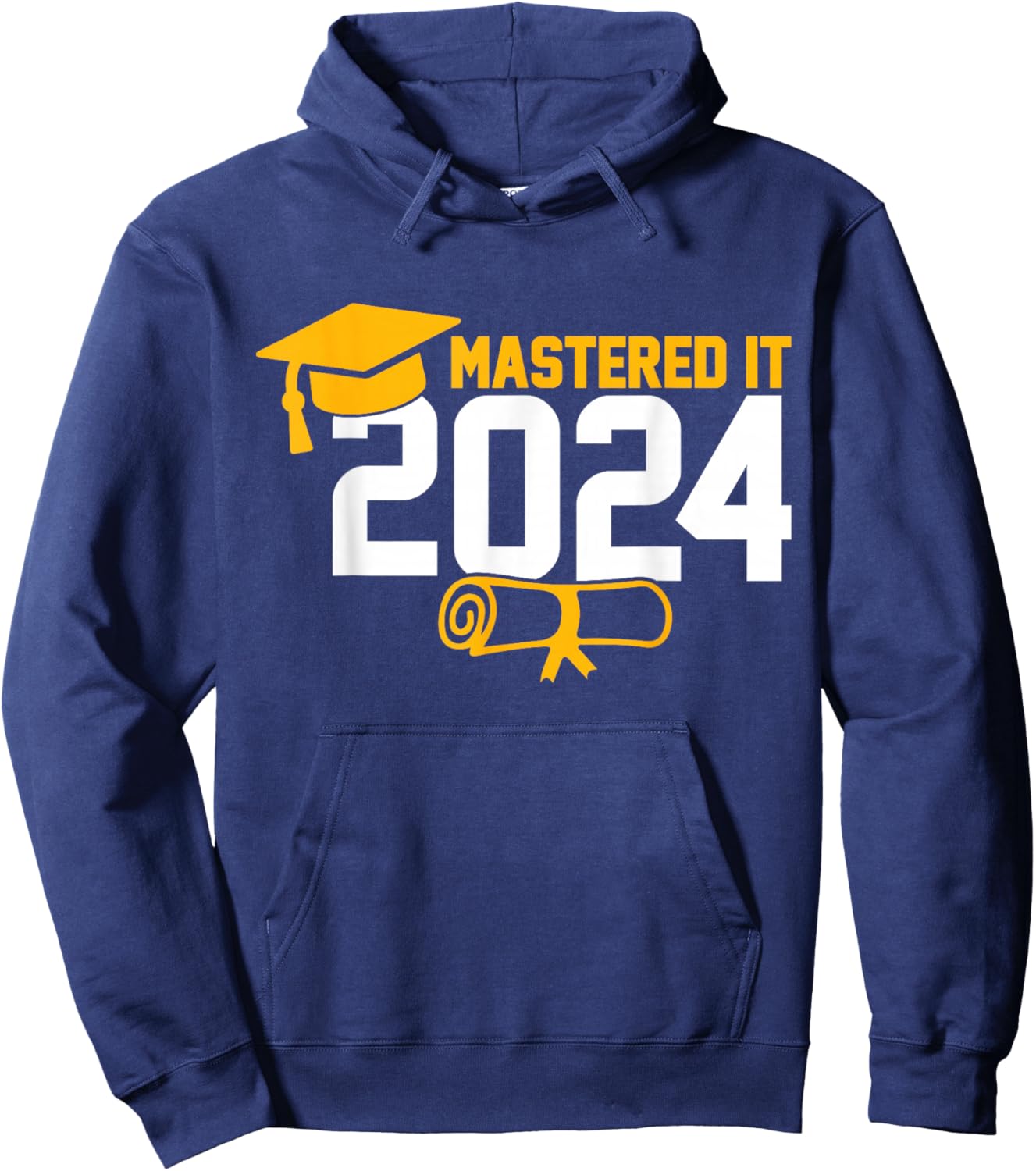 Masters Degree Graduation Mastered It 2024 Hoodie - Hoodie | Navy